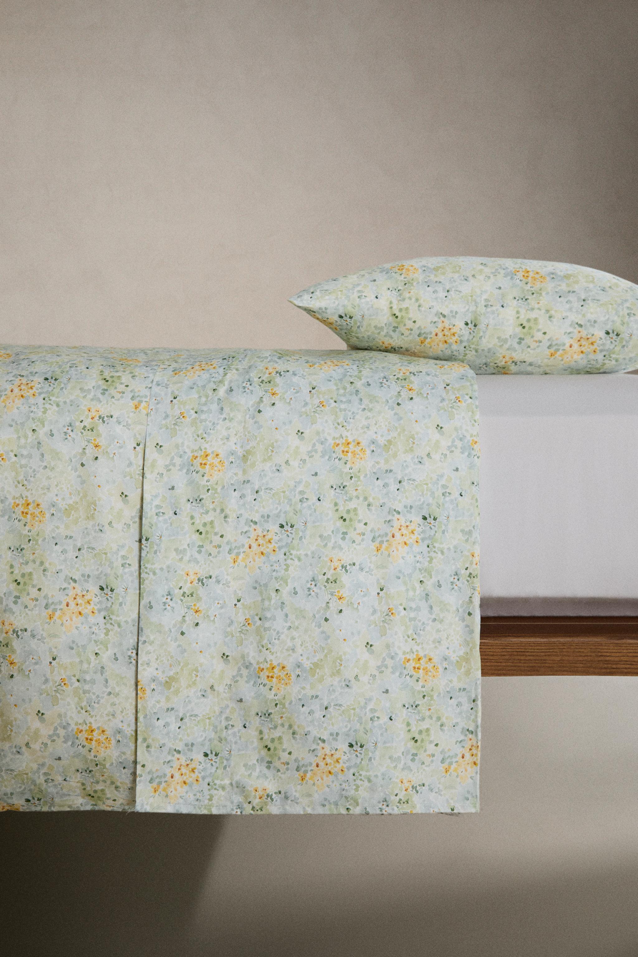 FLORAL PRINT DUVET COVER