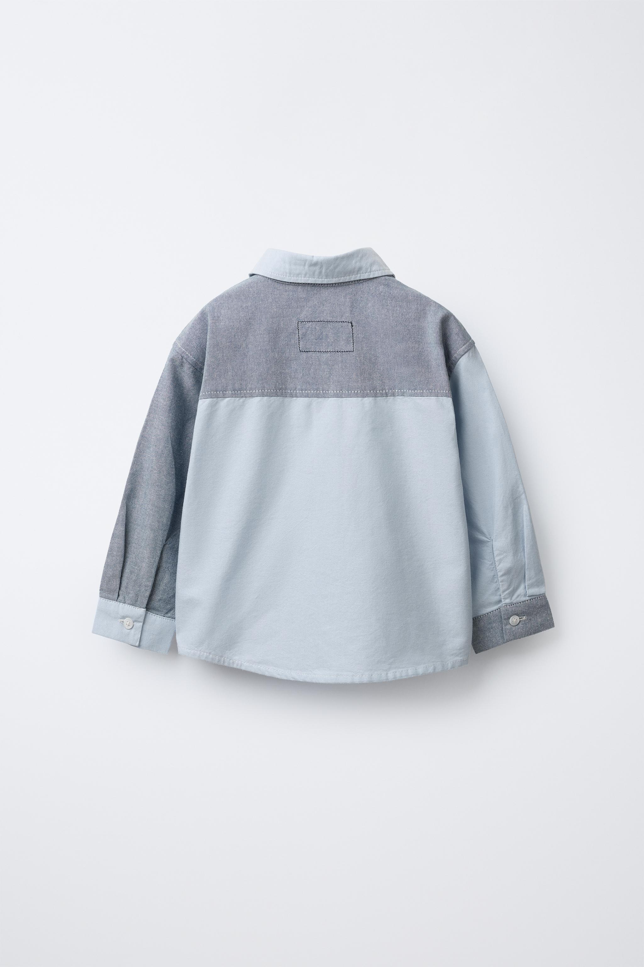 PATCHWORK OXFORD POCKET SHIRT