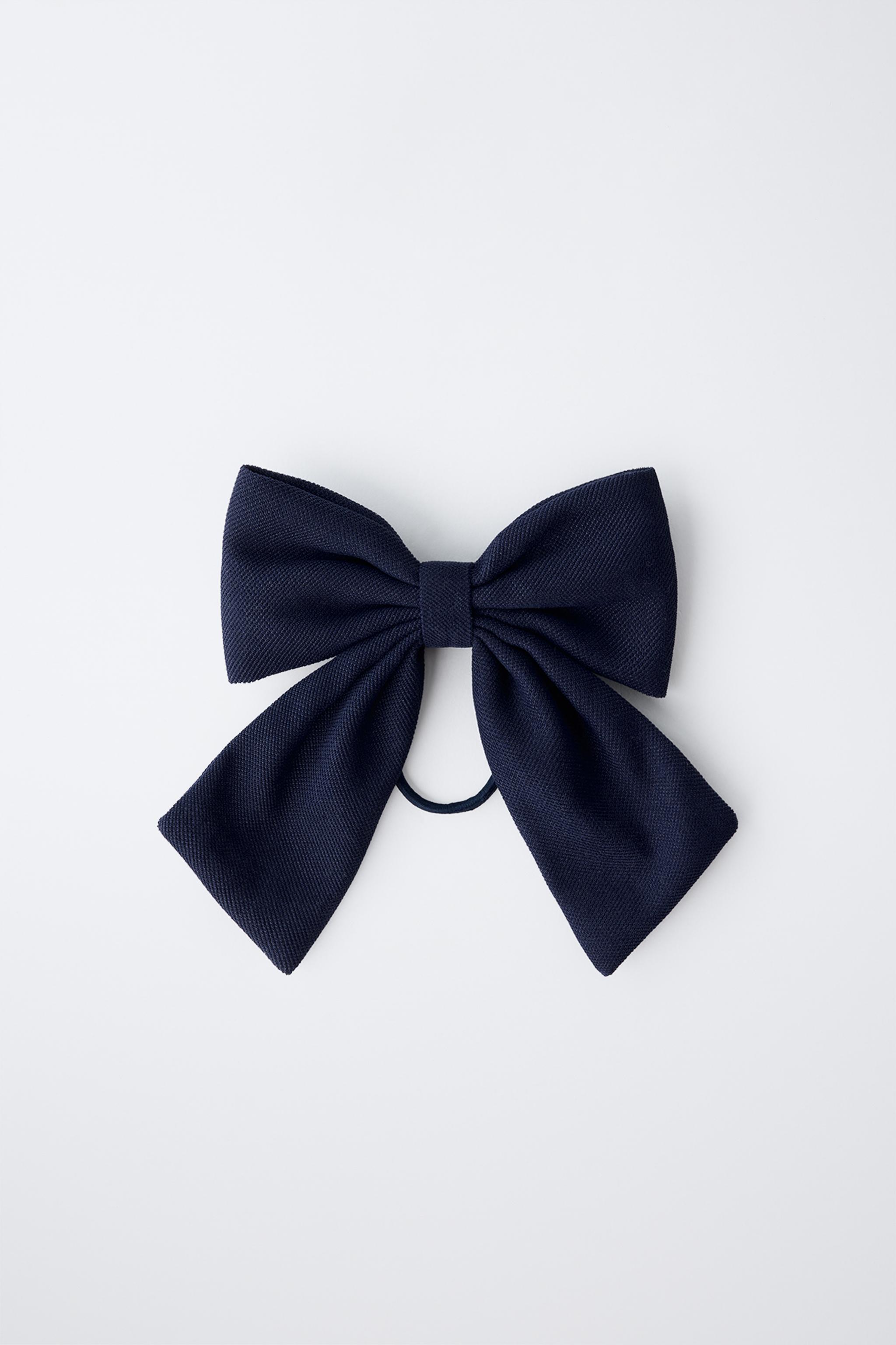 PIQUÉ BOW HAIR TIE