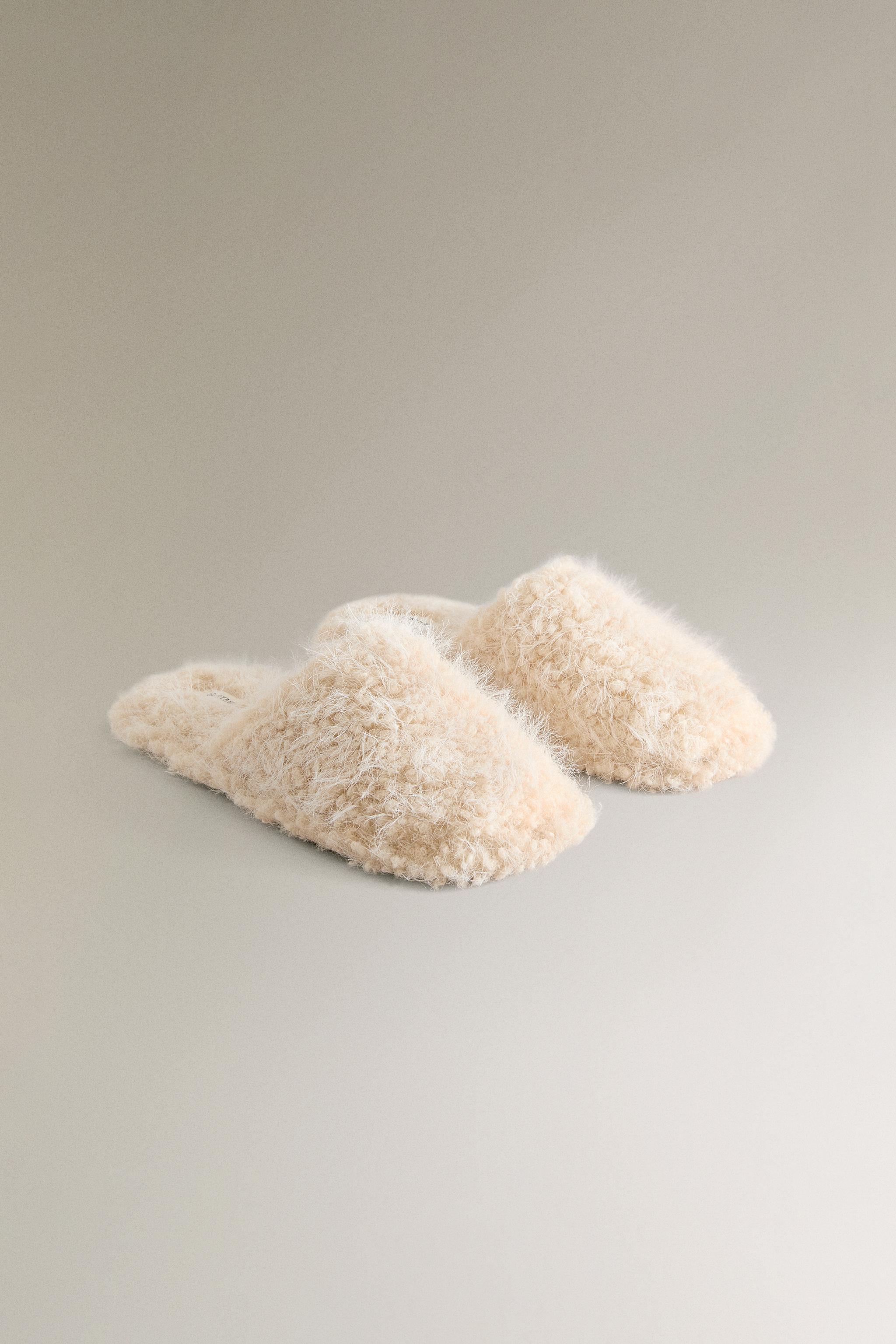 FAUX FUR MULE SLIPPERS