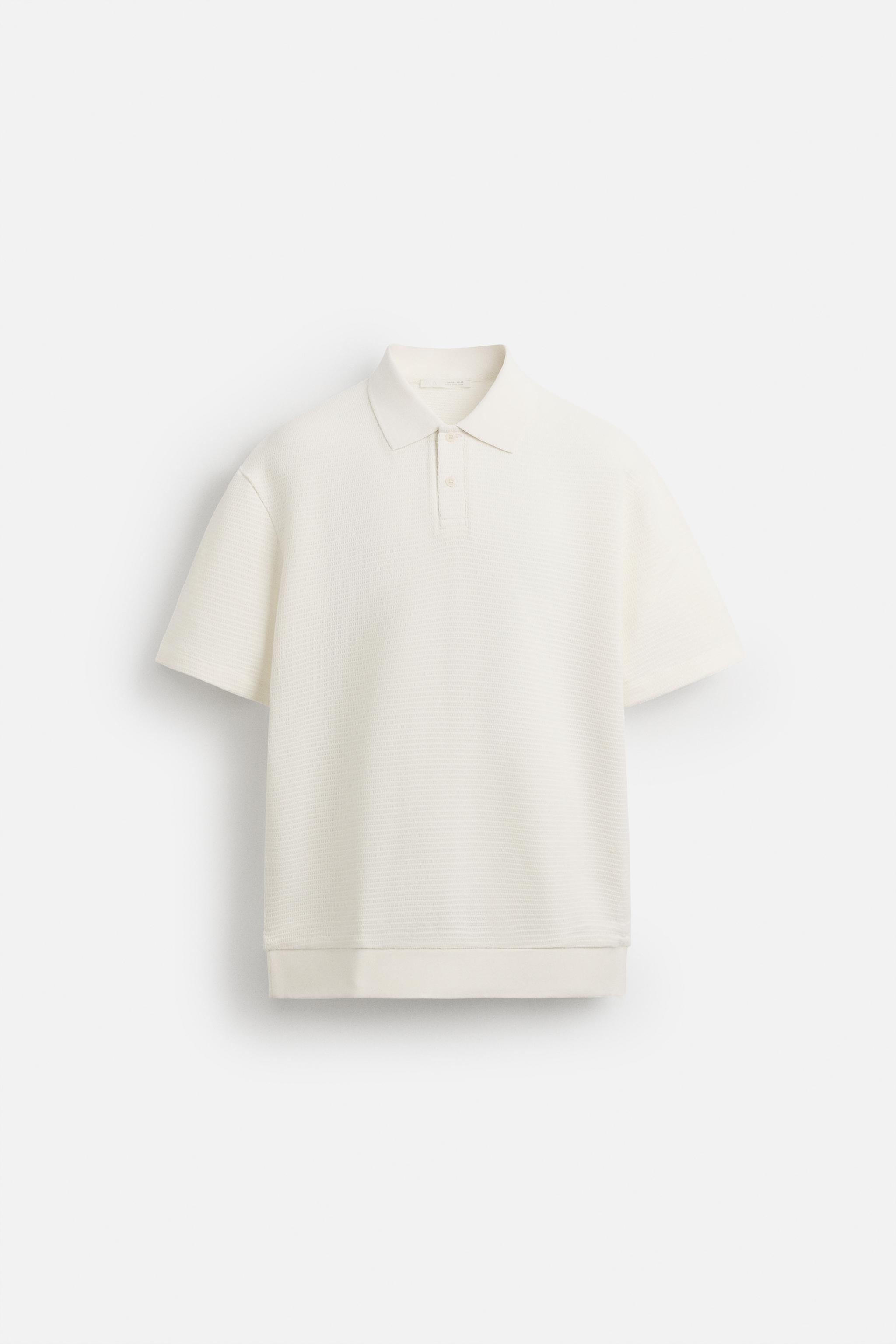 JACQUARD TEXTURED POLO SHIRT