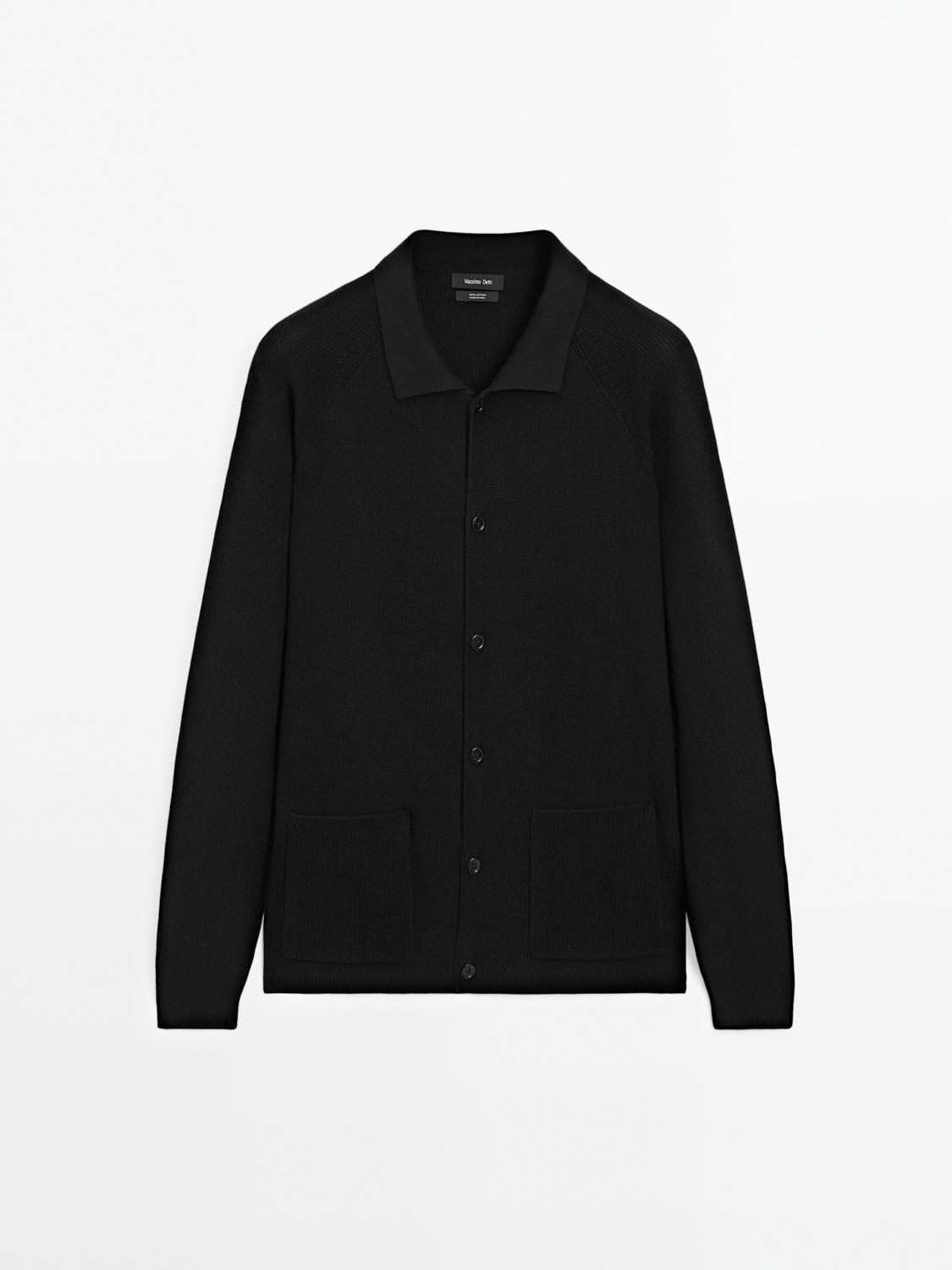 100% cotton knit cardigan