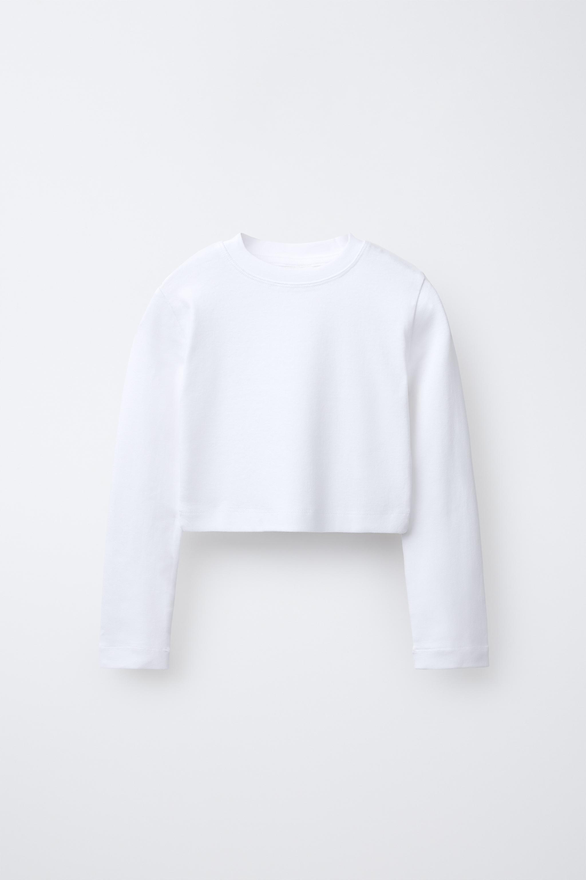 BASIC CROPPED T-SHIRT
