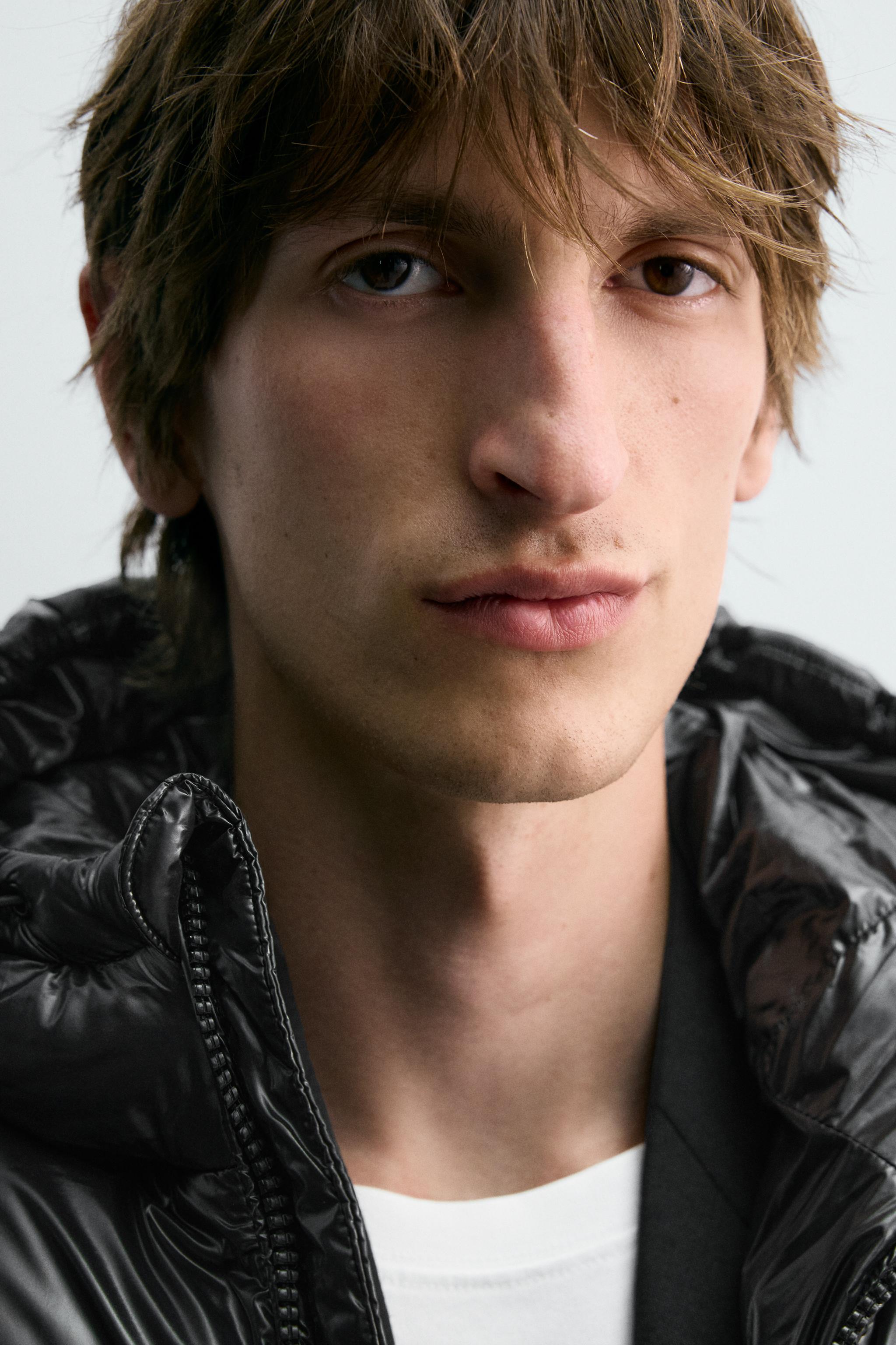 100% FEATHER WATER REPELLENT PUFFER JACKET