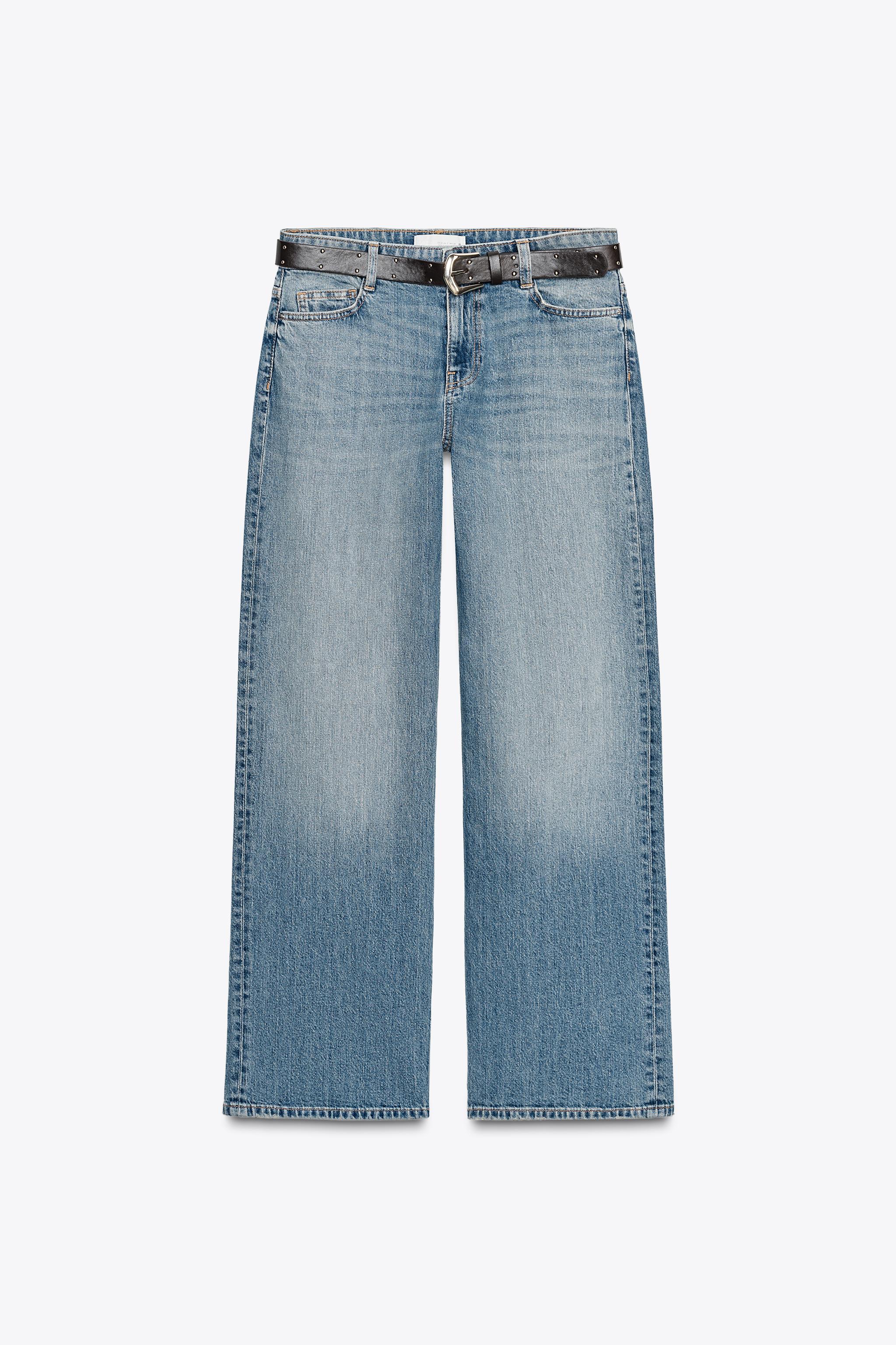 Z1975 MID-RISE STRAIGHT BELTED JEANS