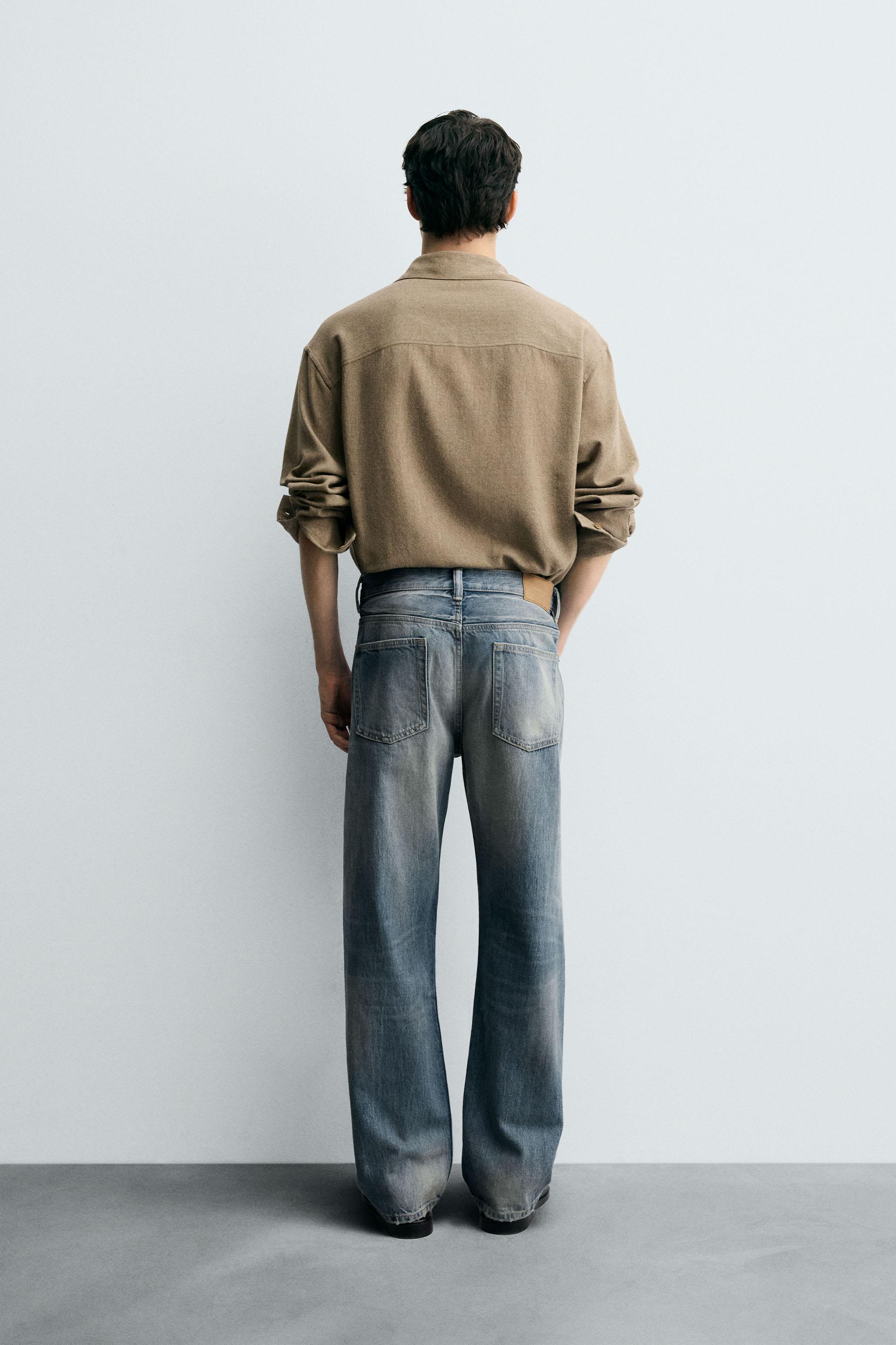 RIPPED REGULAR STRAIGHT FIT JEANS