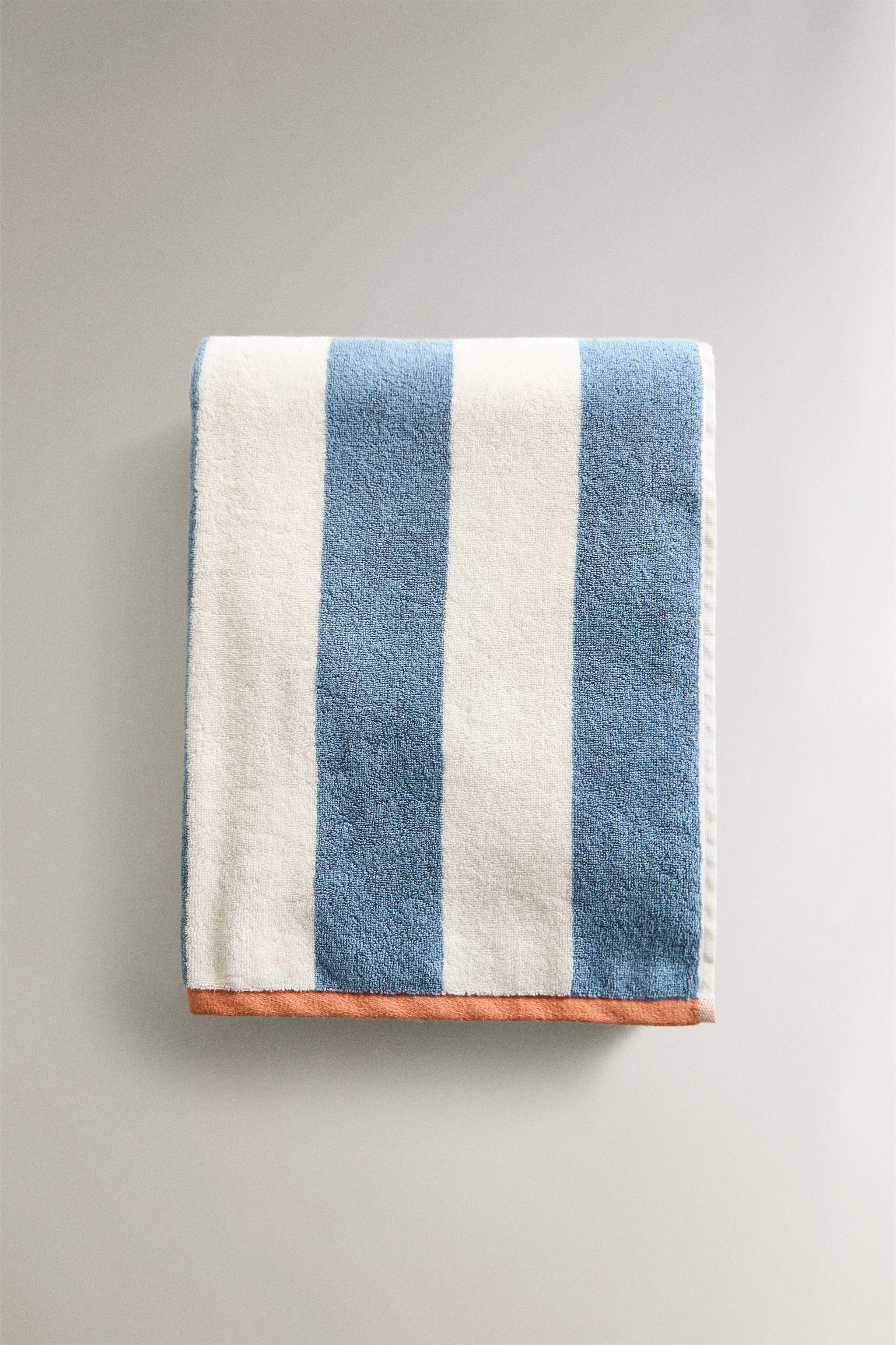 REVERSIBLE STRIPED COTTON TOWEL