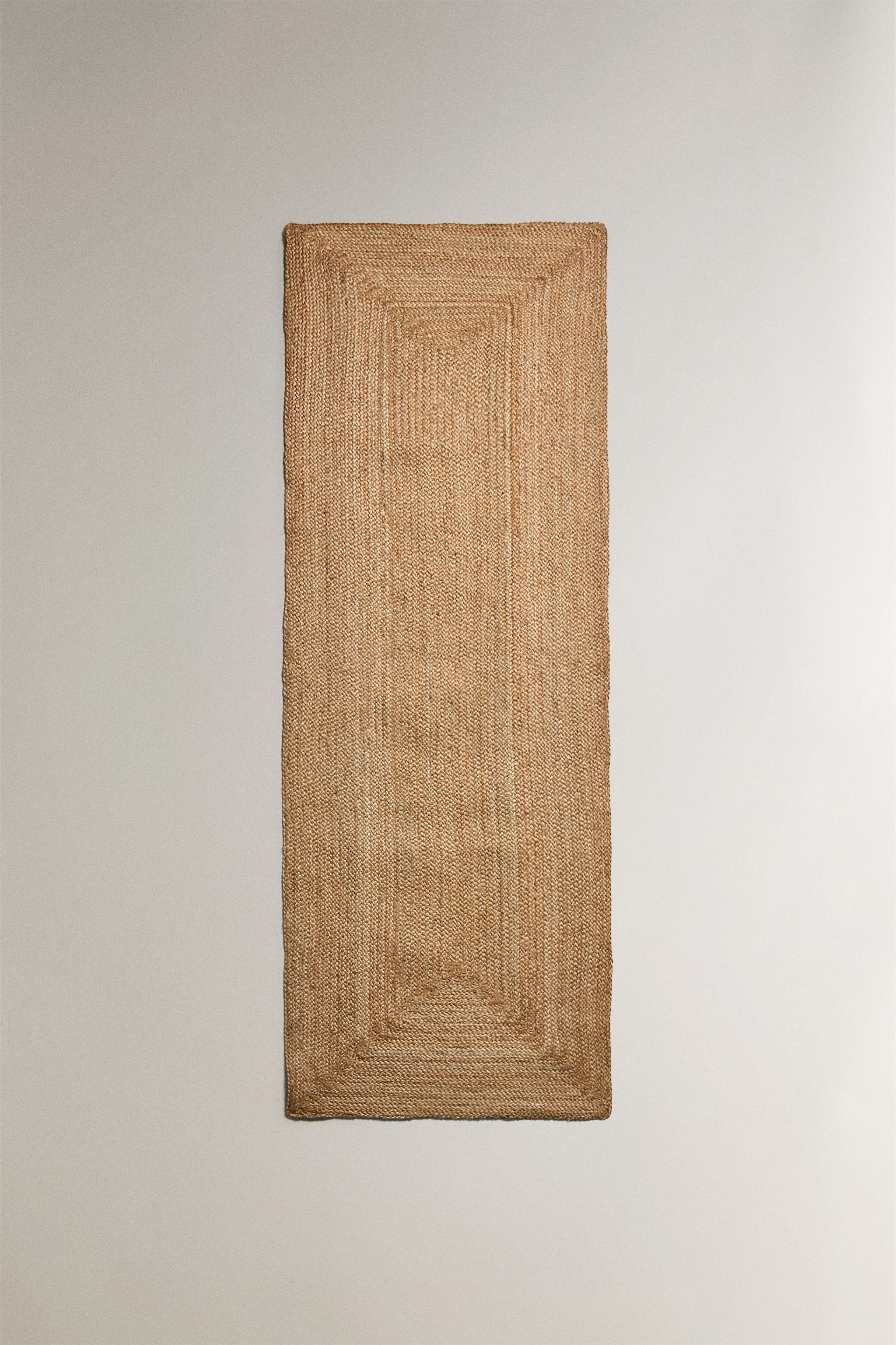 RECTANGULAR JUTE AREA RUG