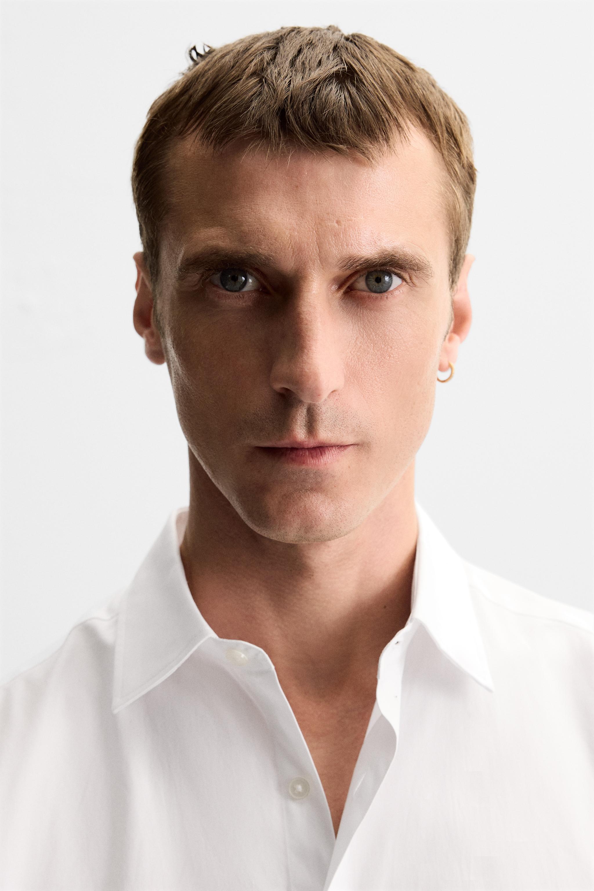 REGULAR FIT TEXTURED SHIRT