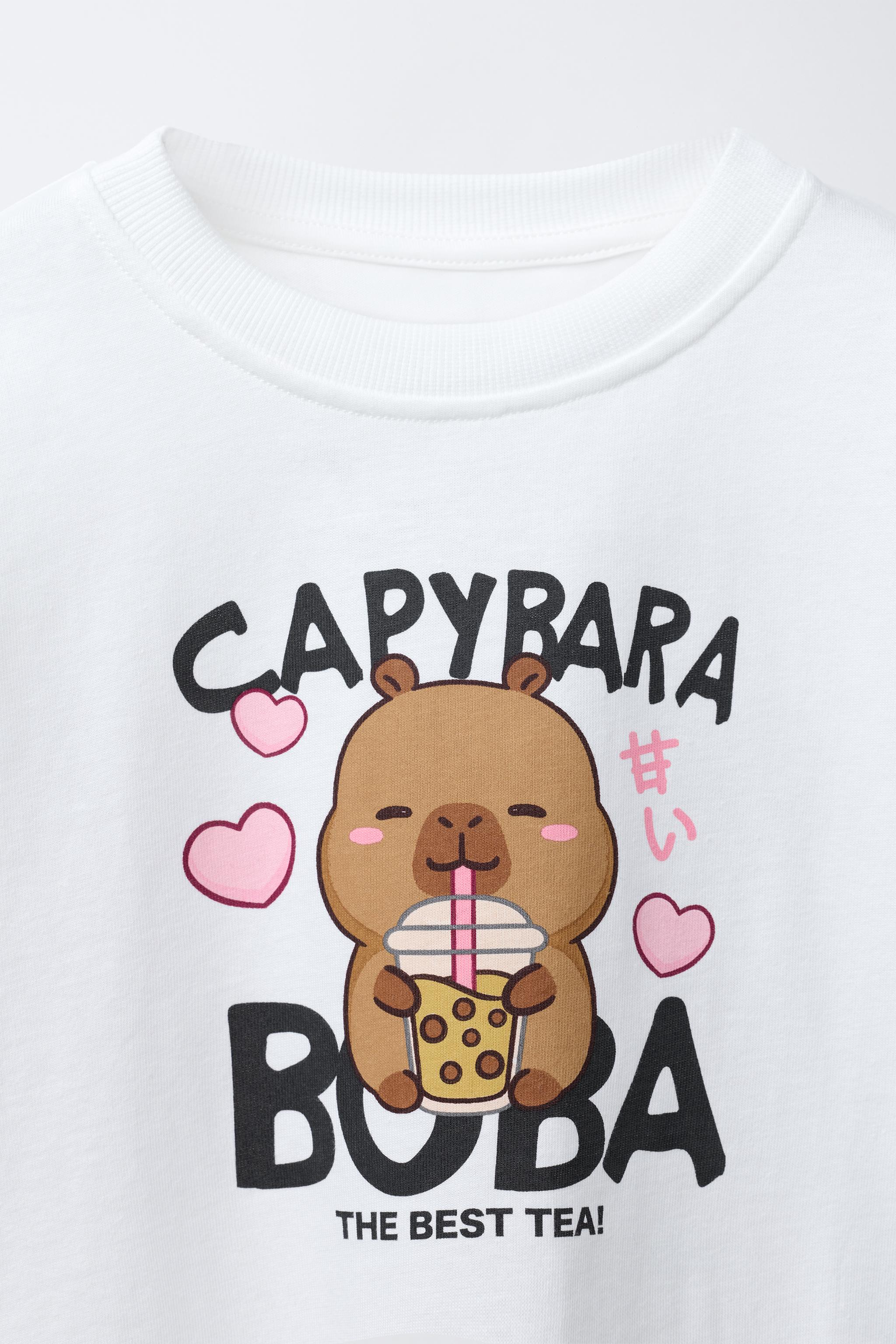 CAPYBARA CAPYFUN © PRINTED T-SHIRT