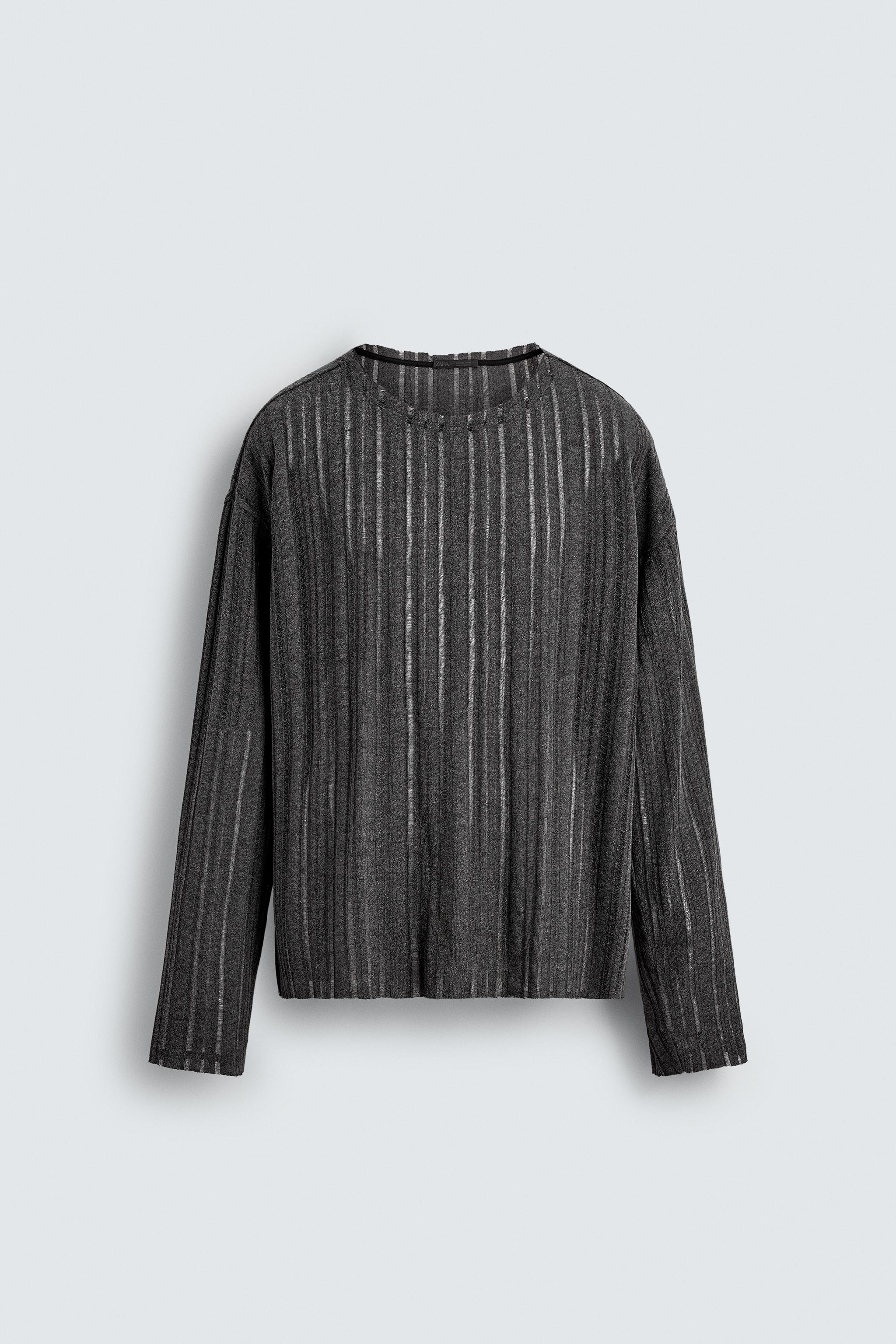 OPEN KNIT T-SHIRT