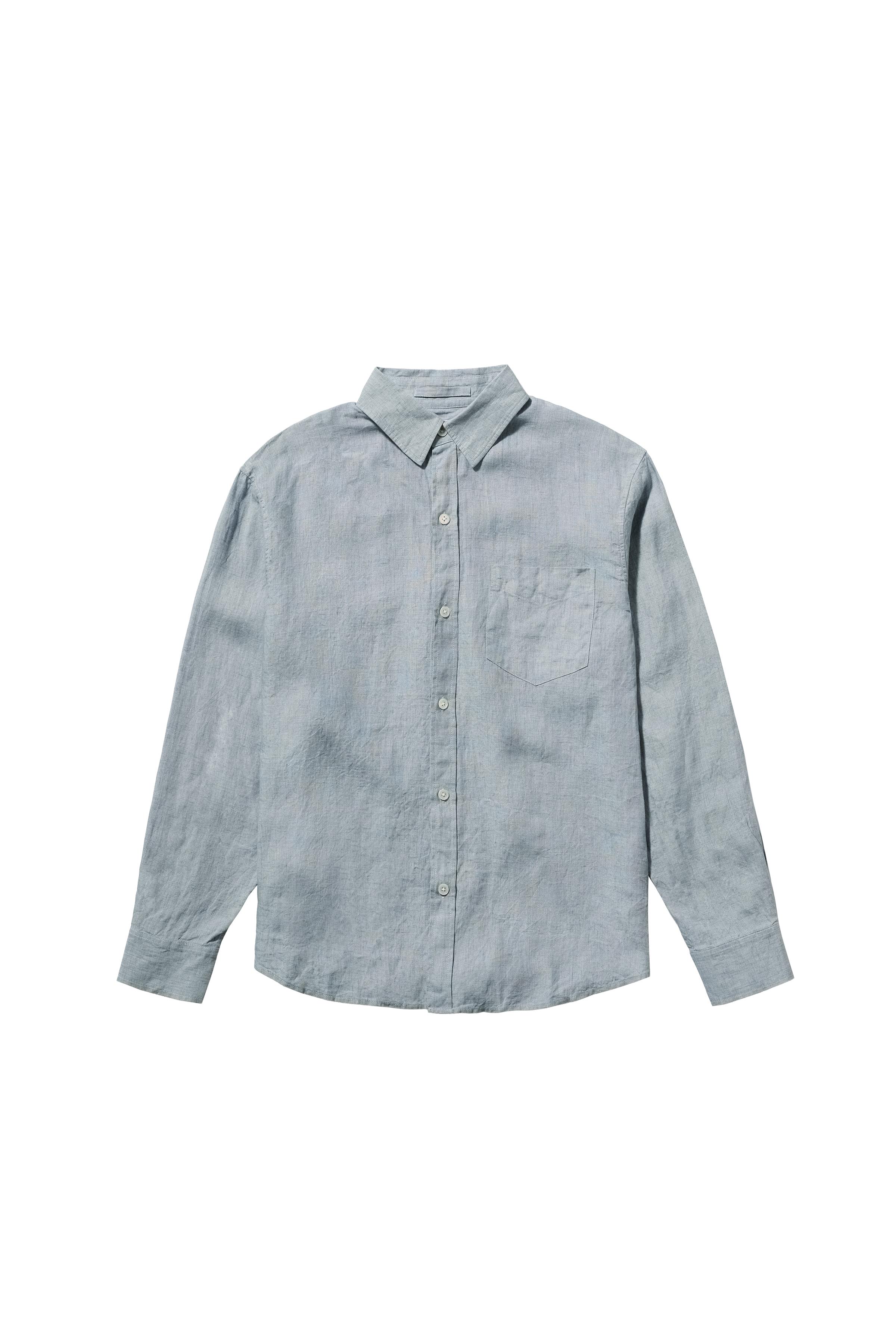 RELAXED FIT 100% LINEN SHIRT
