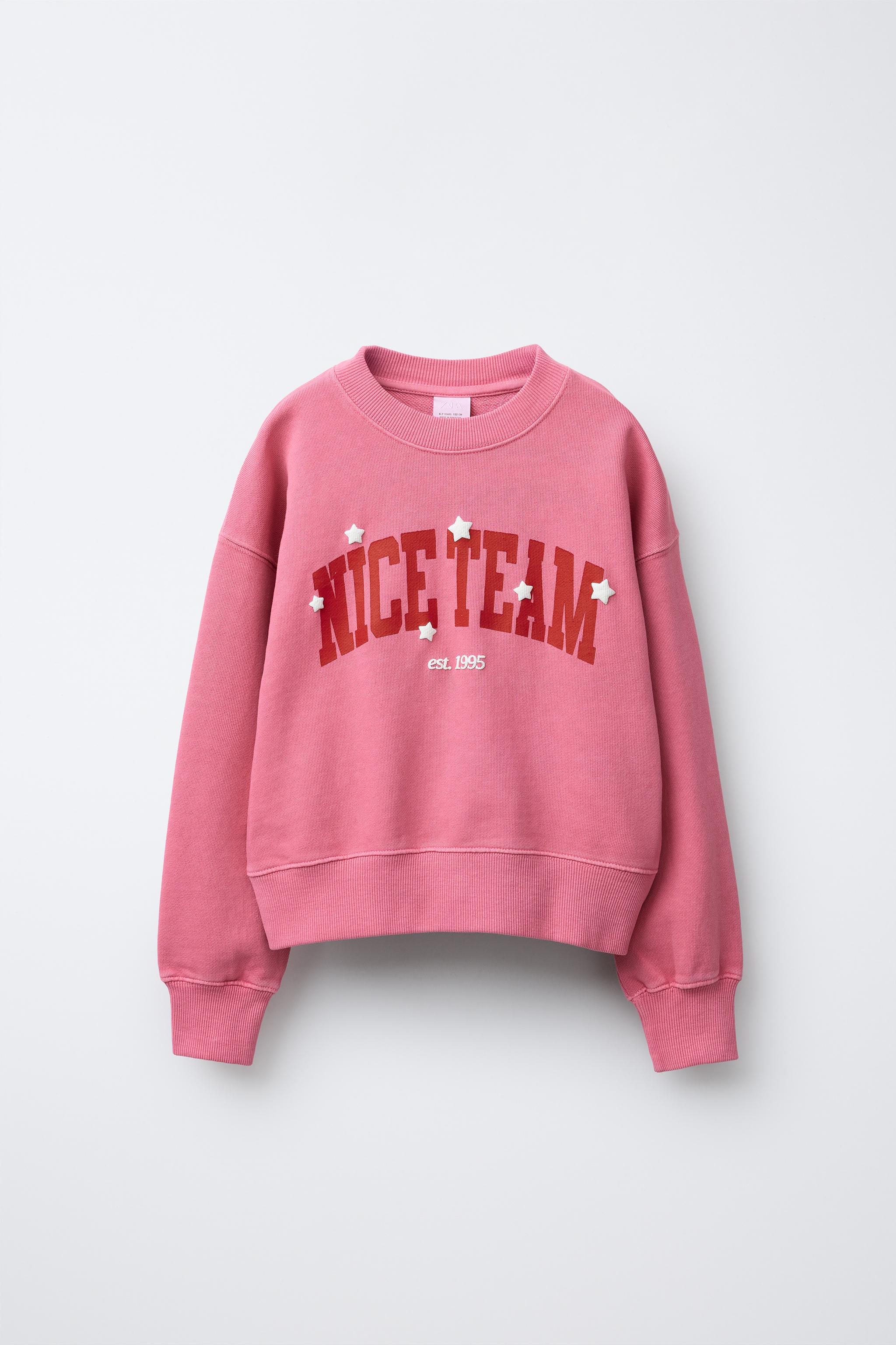 VARSITY PRINT SWEATSHIRT