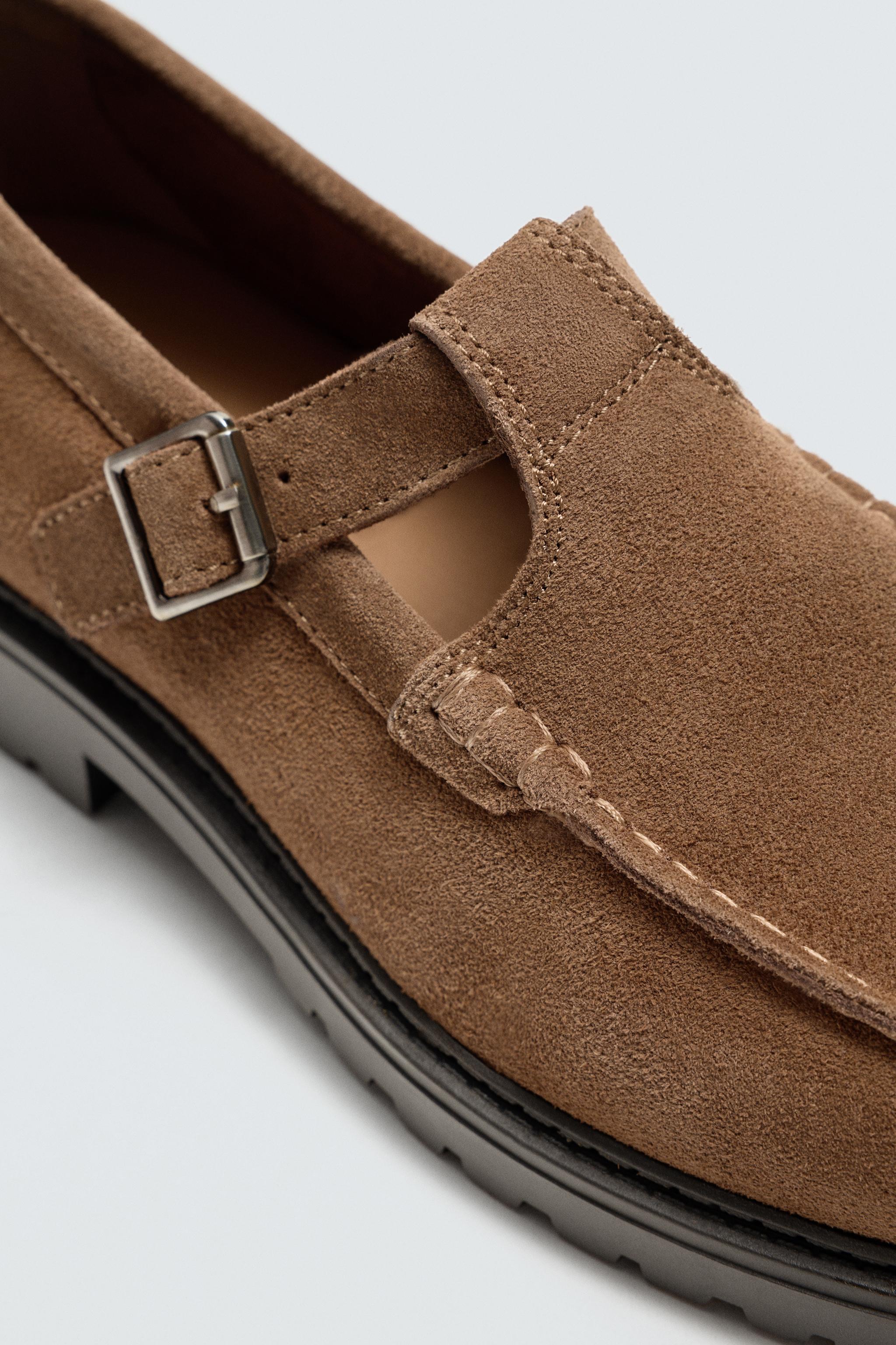 LEATHER BUCKLE SHOES