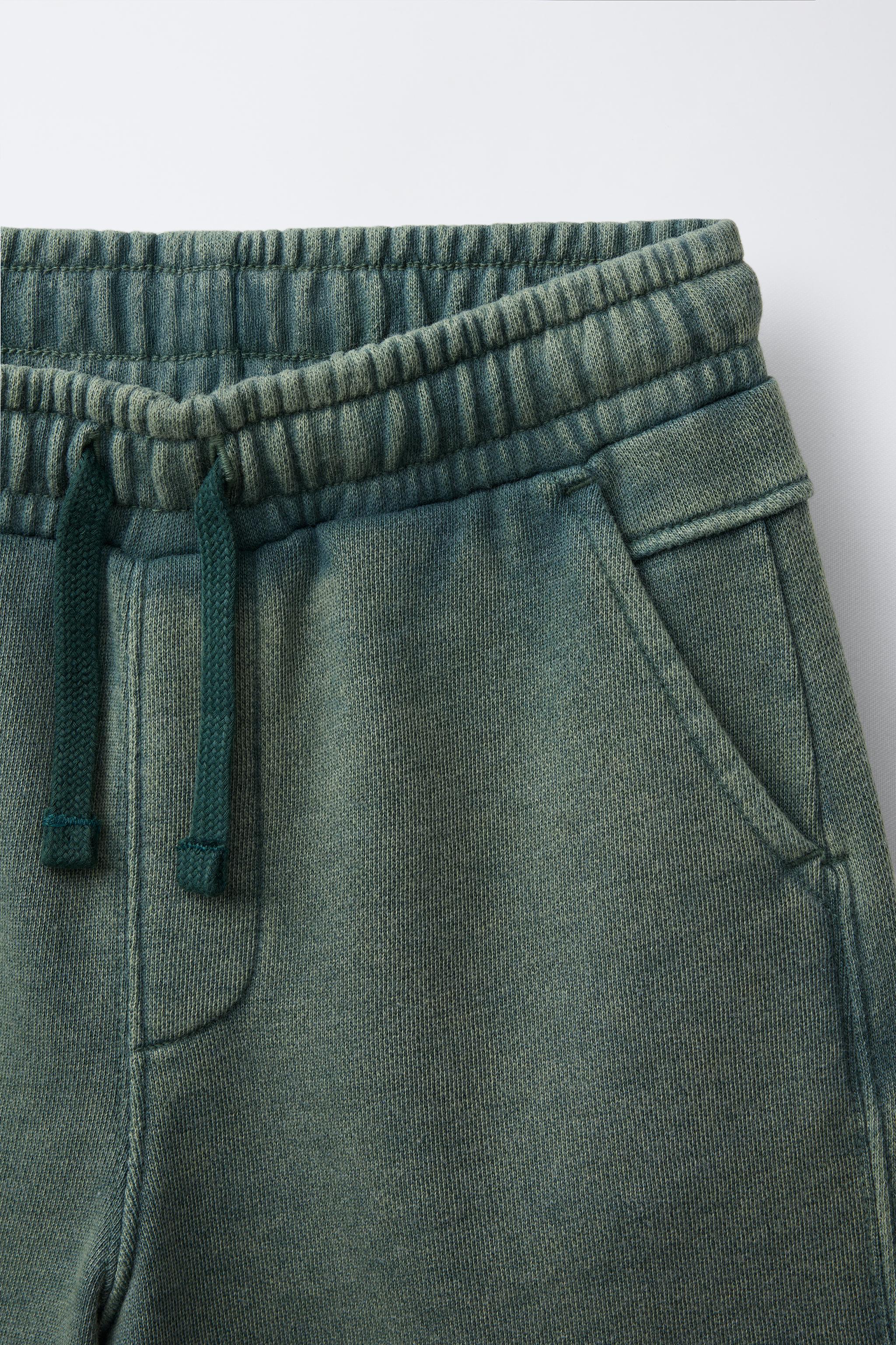 STRAIGHT WASHED EFFECT SHORTS