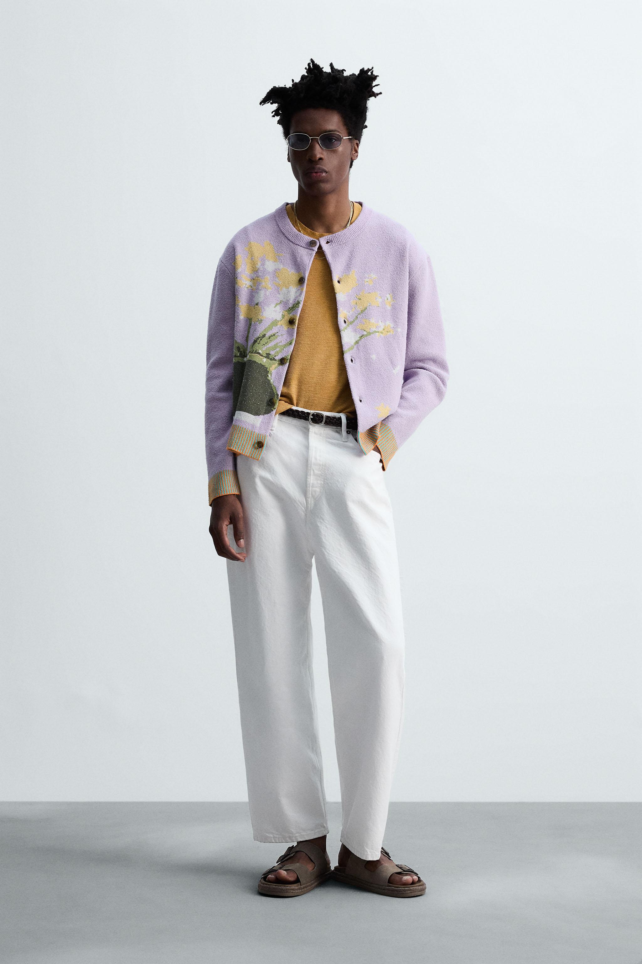 FLORAL JACQUARD CARDIGAN © OTIS KWAME KYE QUAICOE