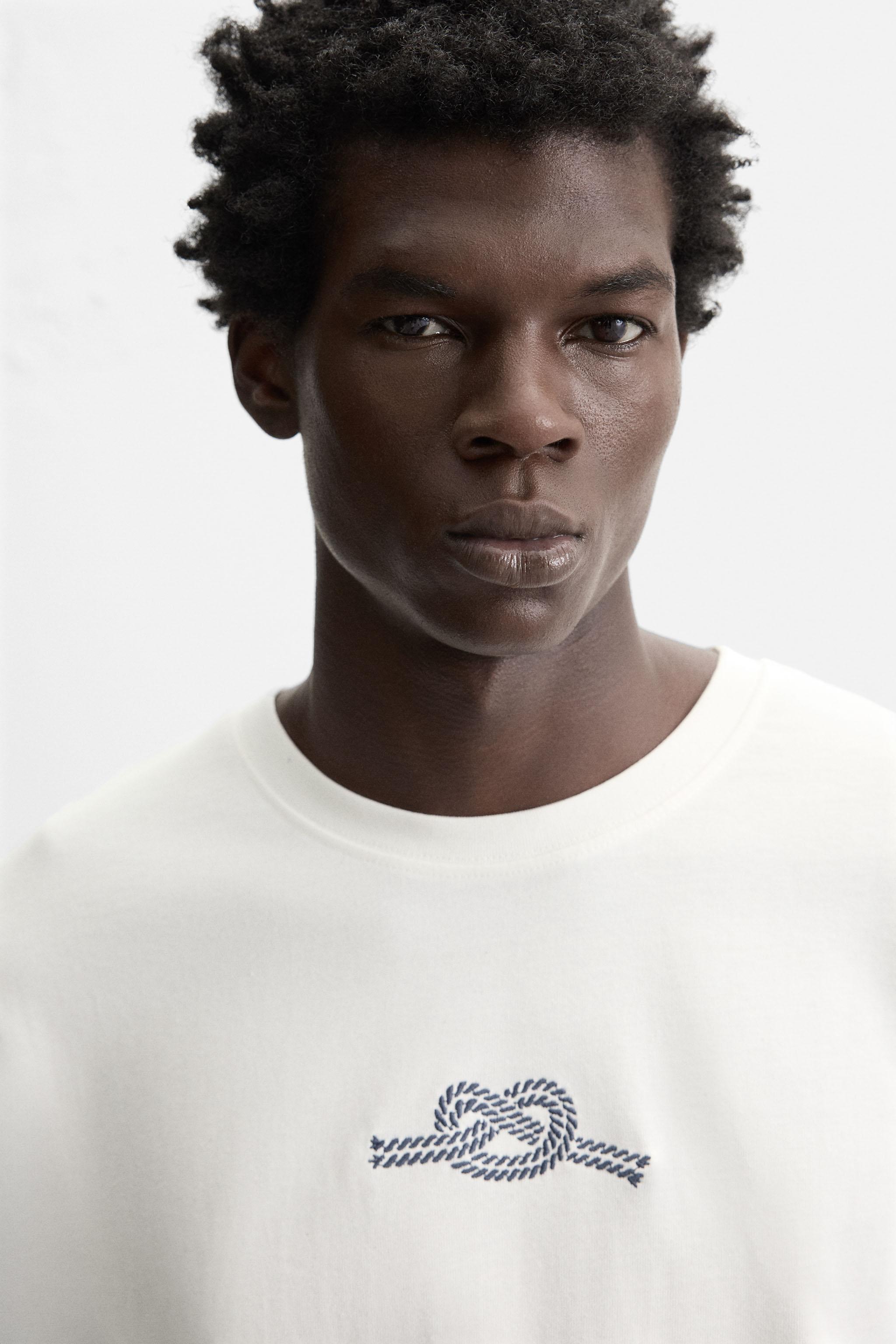 COMBINED EMBROIDERY T-SHIRT