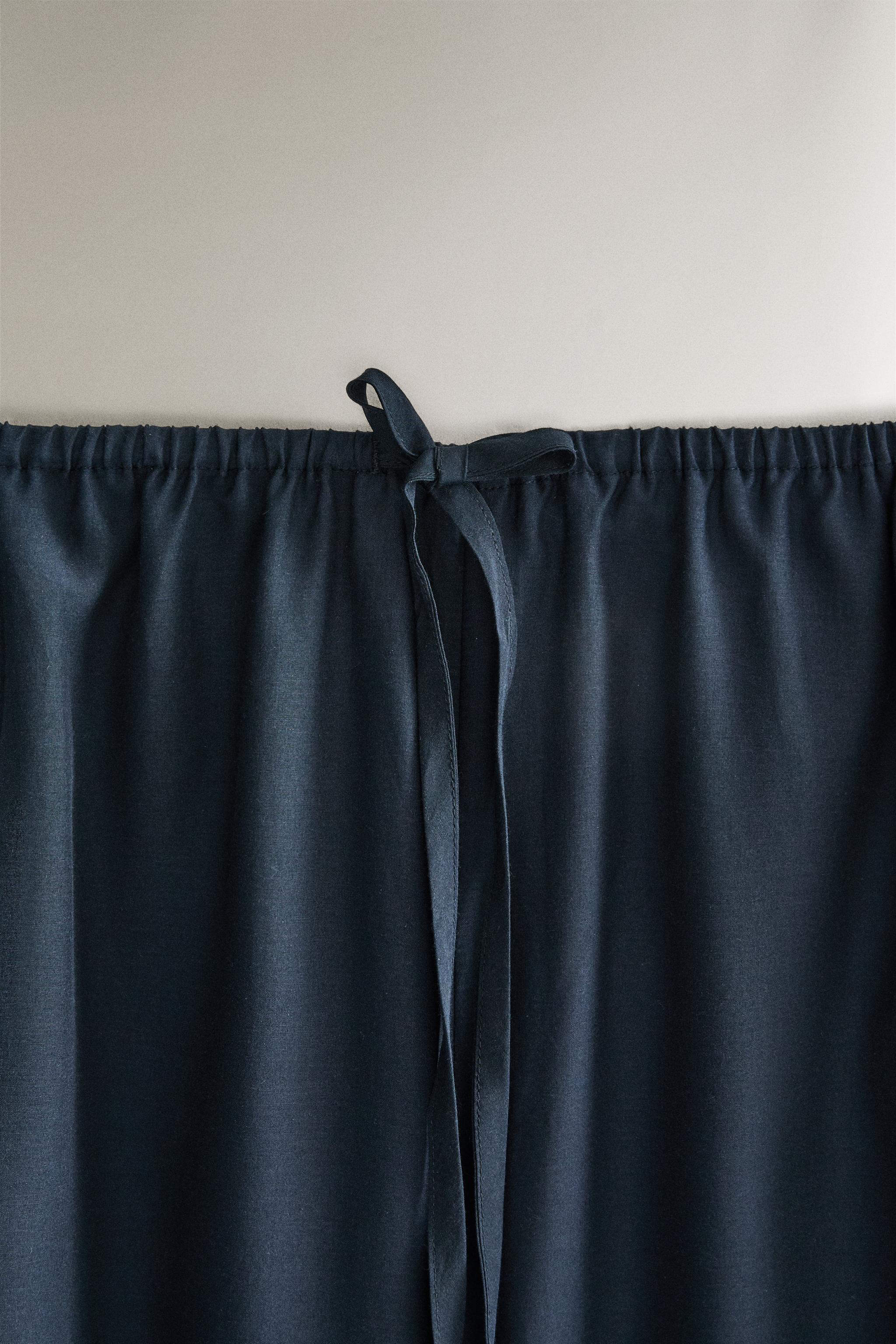 SILK AND COTTON PANTS