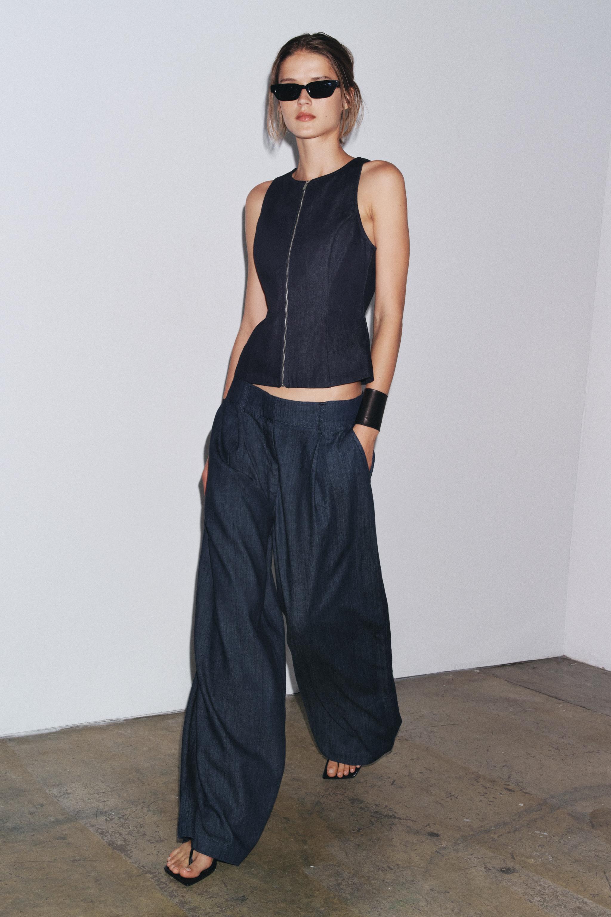 ZW COLLECTION DENIM JOGGER PANTS