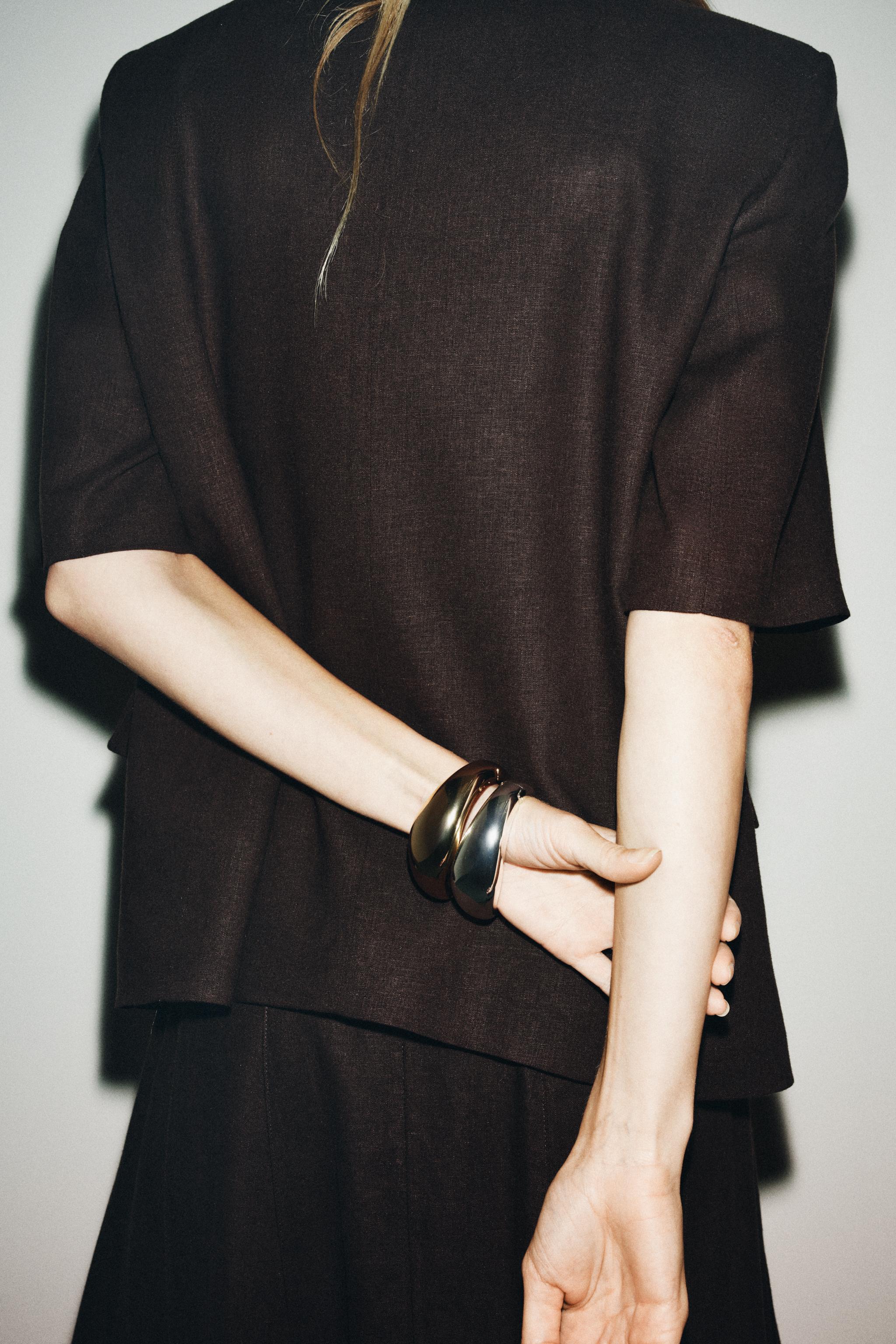 SHORT SLEEVE LINEN BLAZER