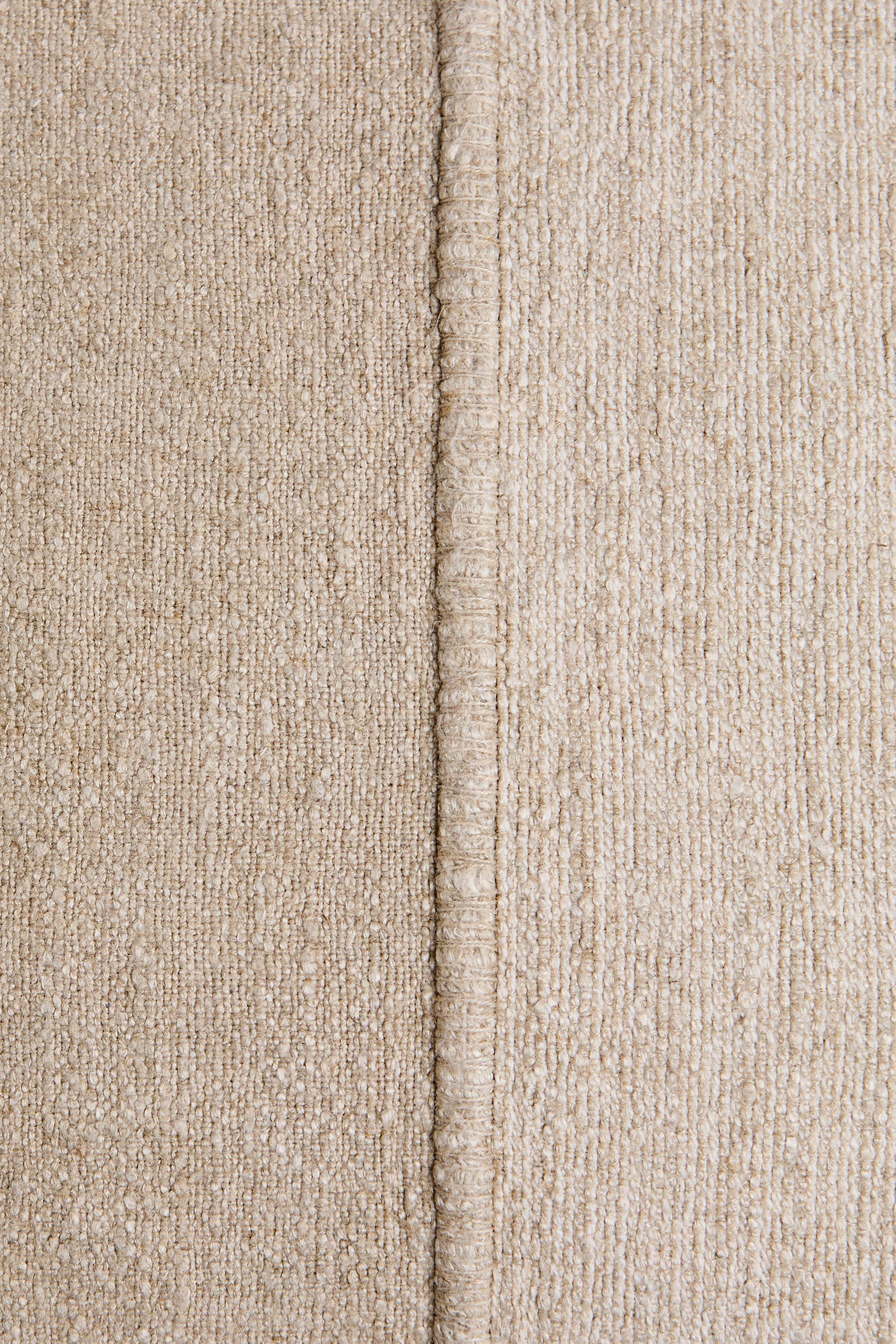 BACKSTITCHED THROW PILLOW COVER