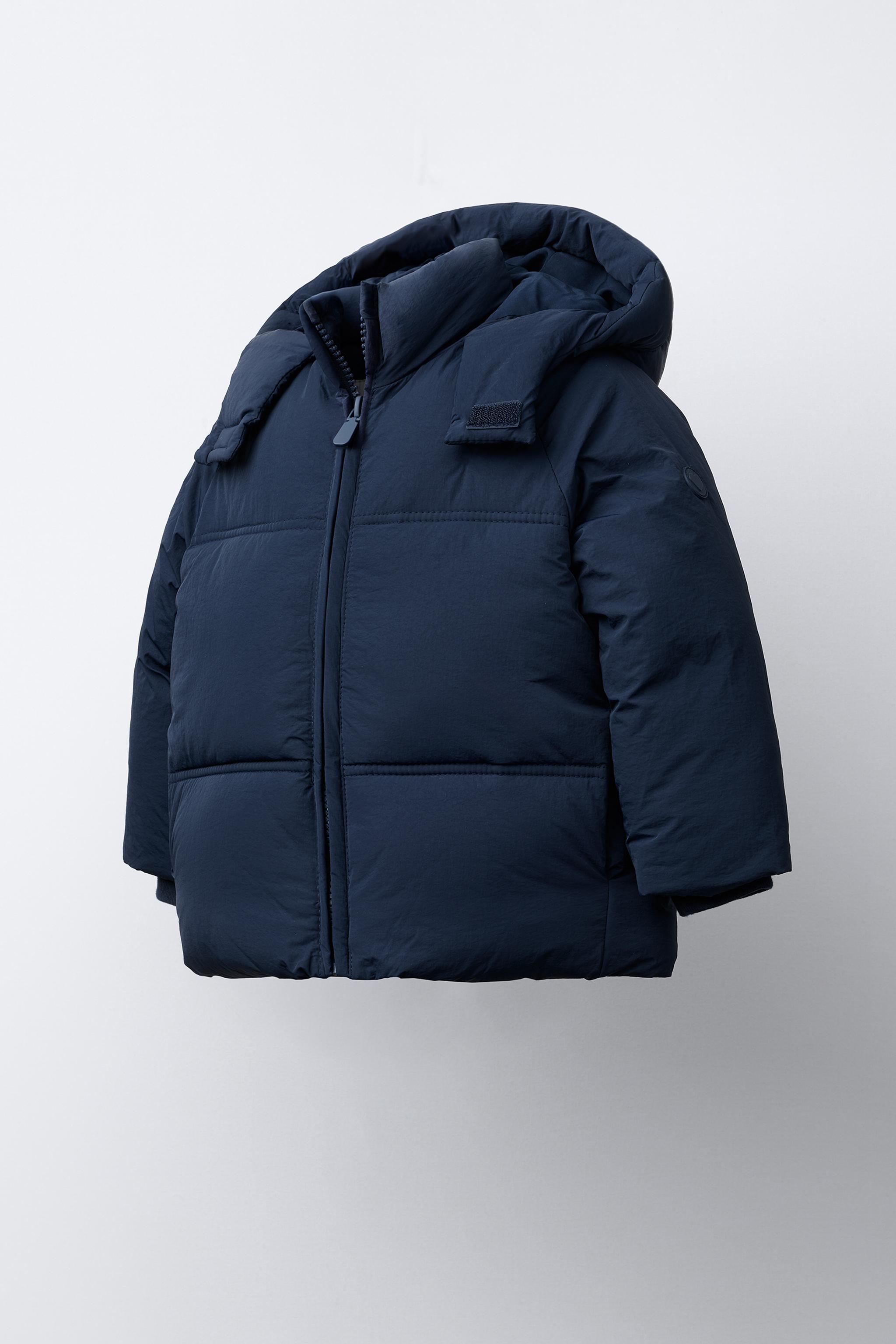 WATER REPELLENT HOODED PUFFER JACKET