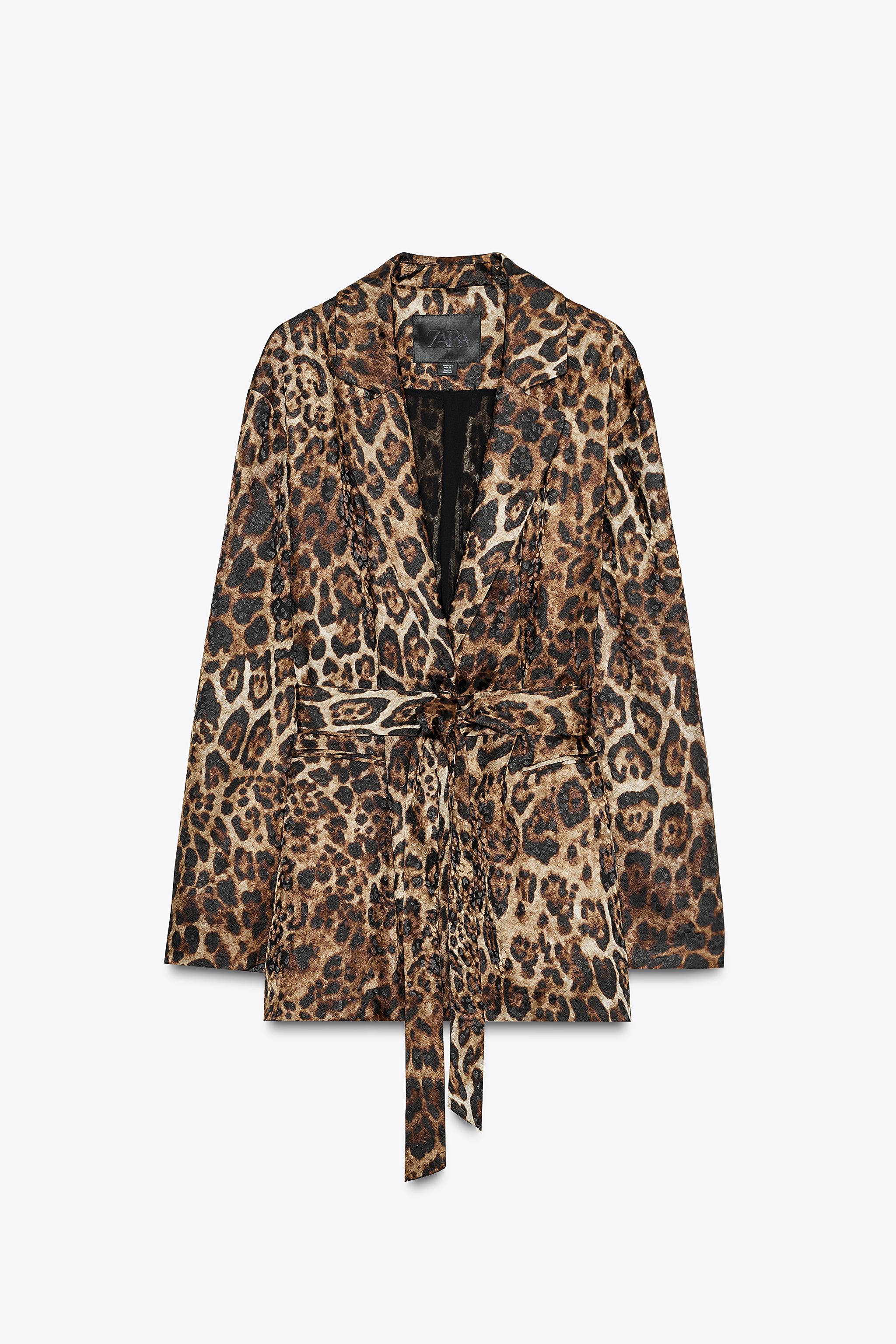 ZW COLLECTION ANIMAL PRINT JACQUARD BLAZER