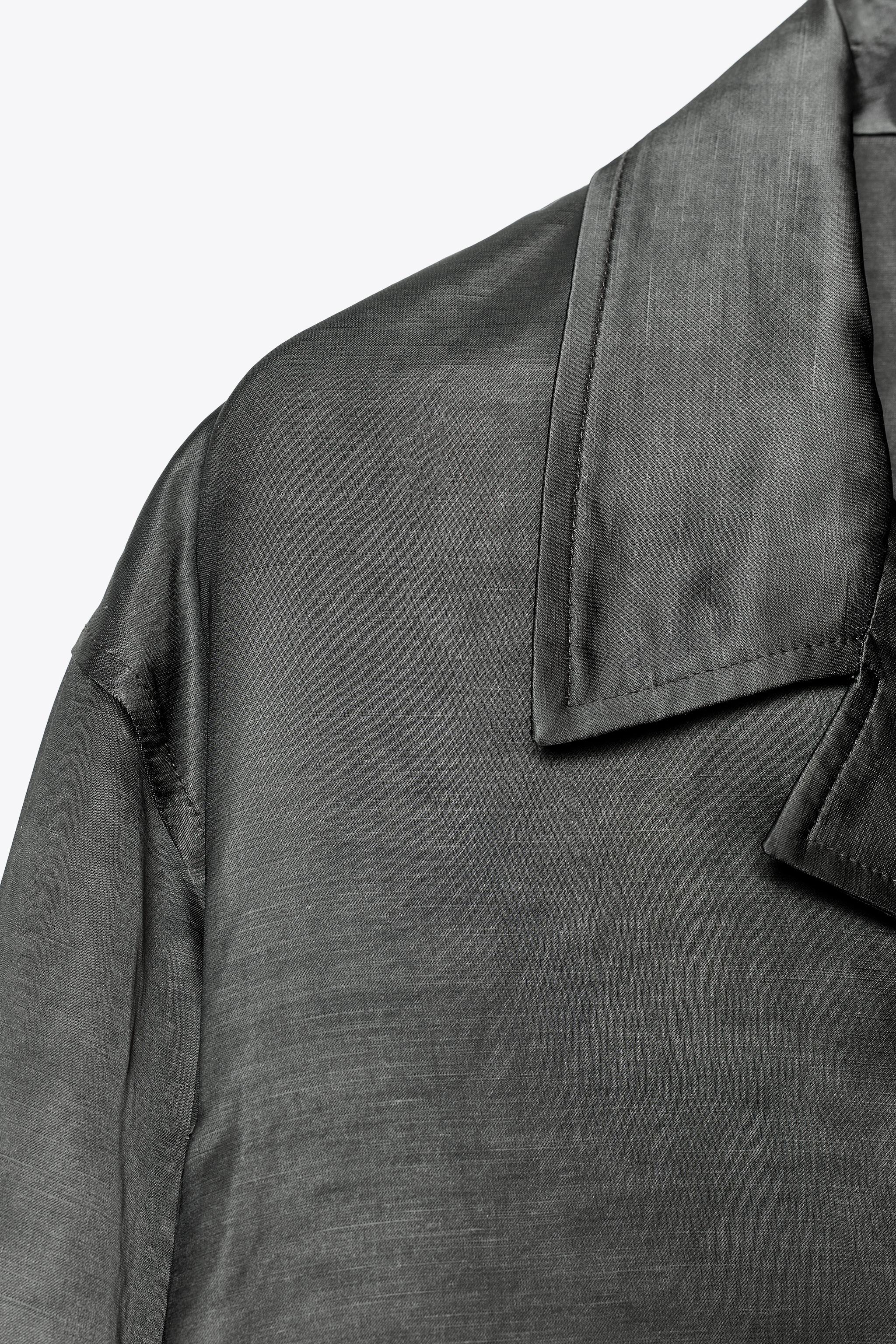 SATIN LINEN BLAZER ZW COLLECTION