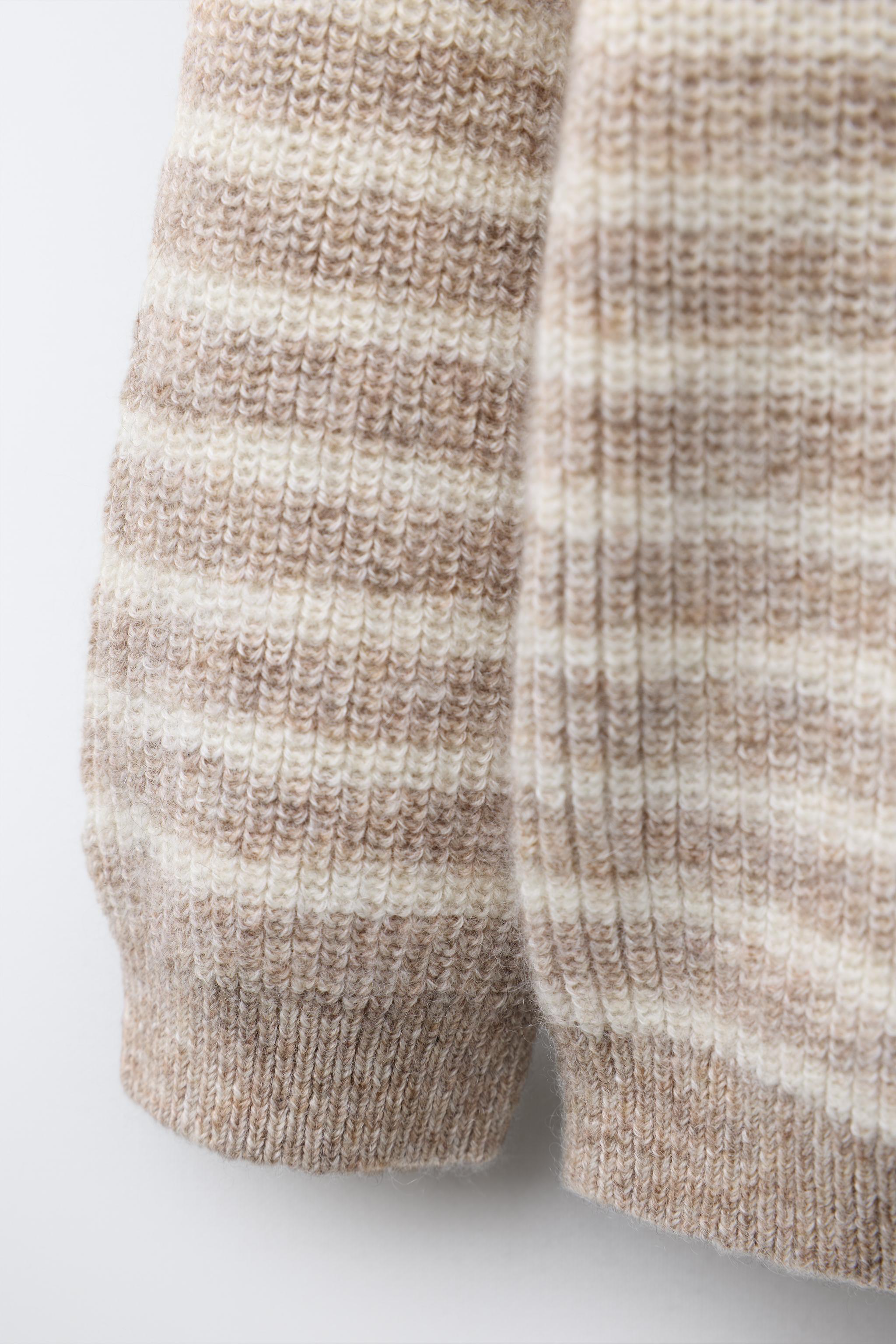 WOOL AND CASHMERE STRIPED SWEATER