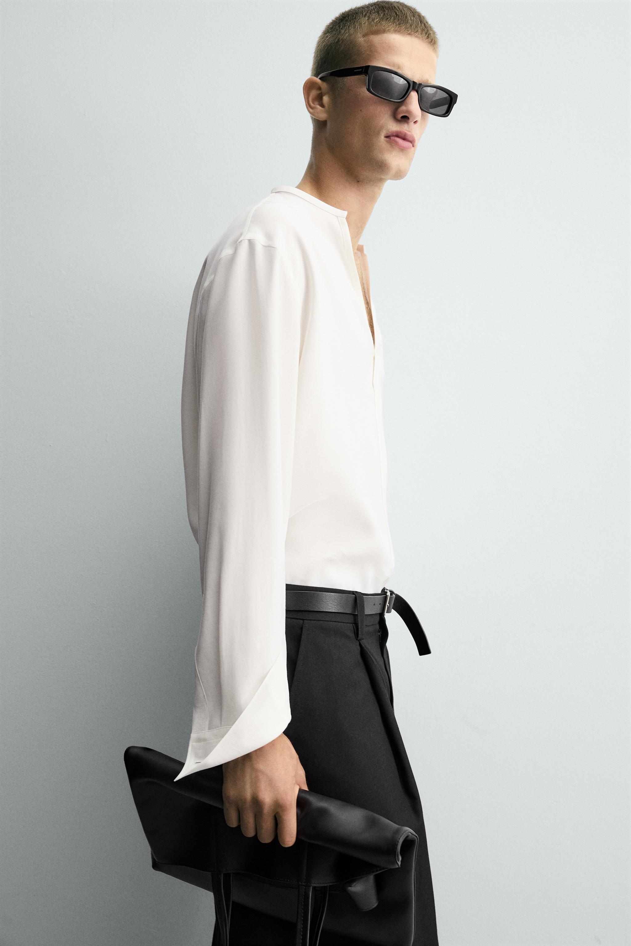 RELAXED FIT FLOWY SHIRT