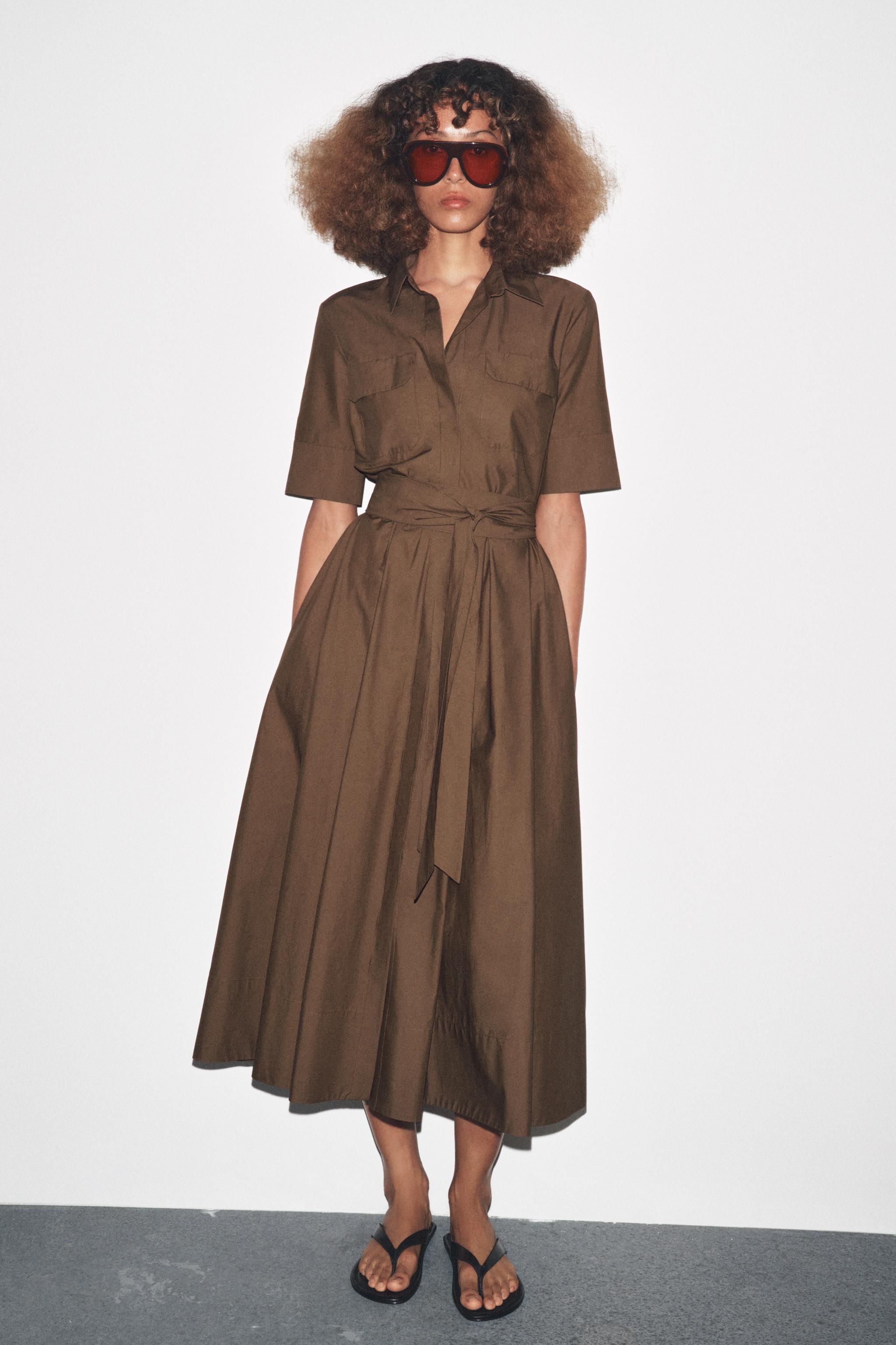 ZW COLLECTION POPLIN DRESS