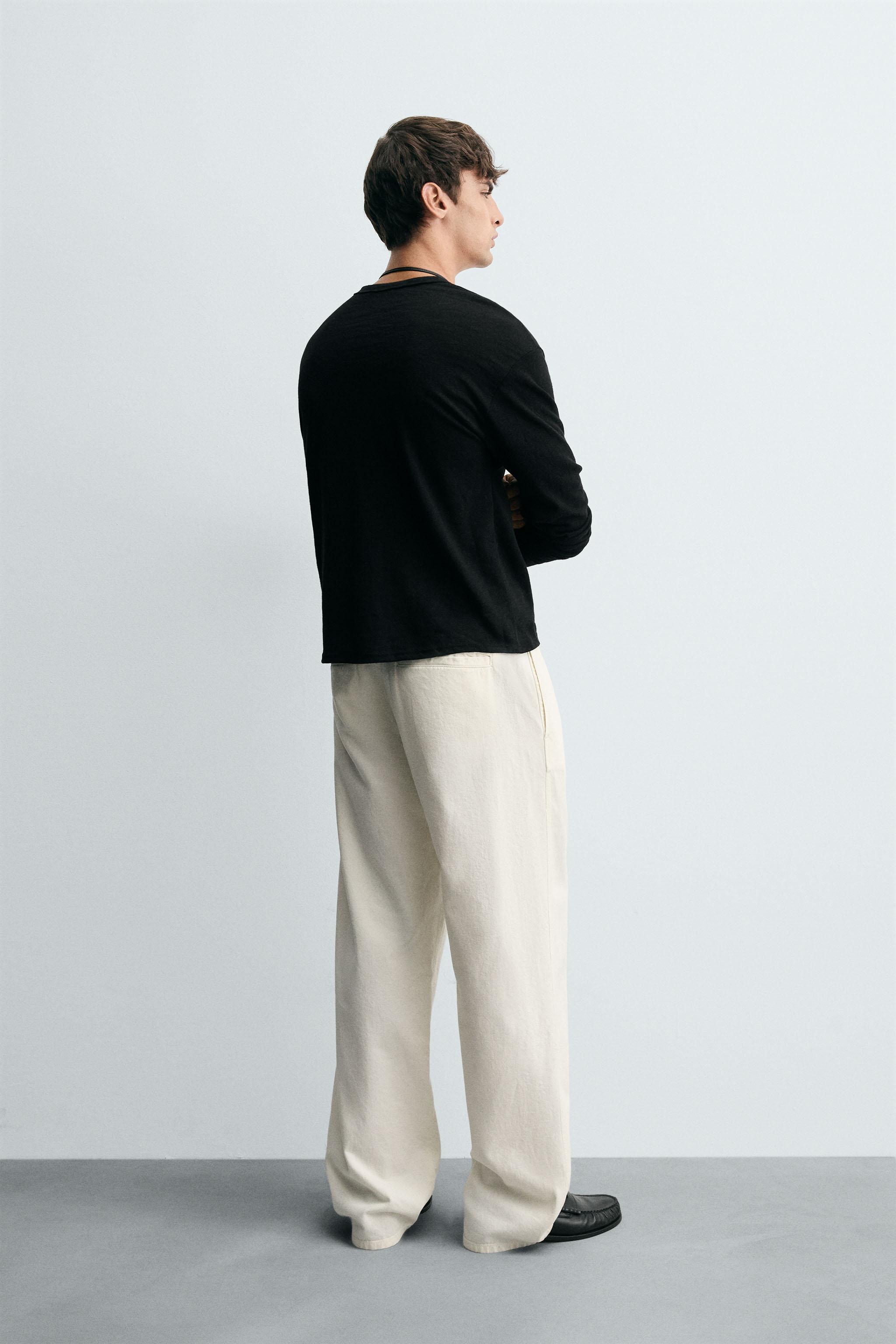 COTTON HEMP CHINO PANTS