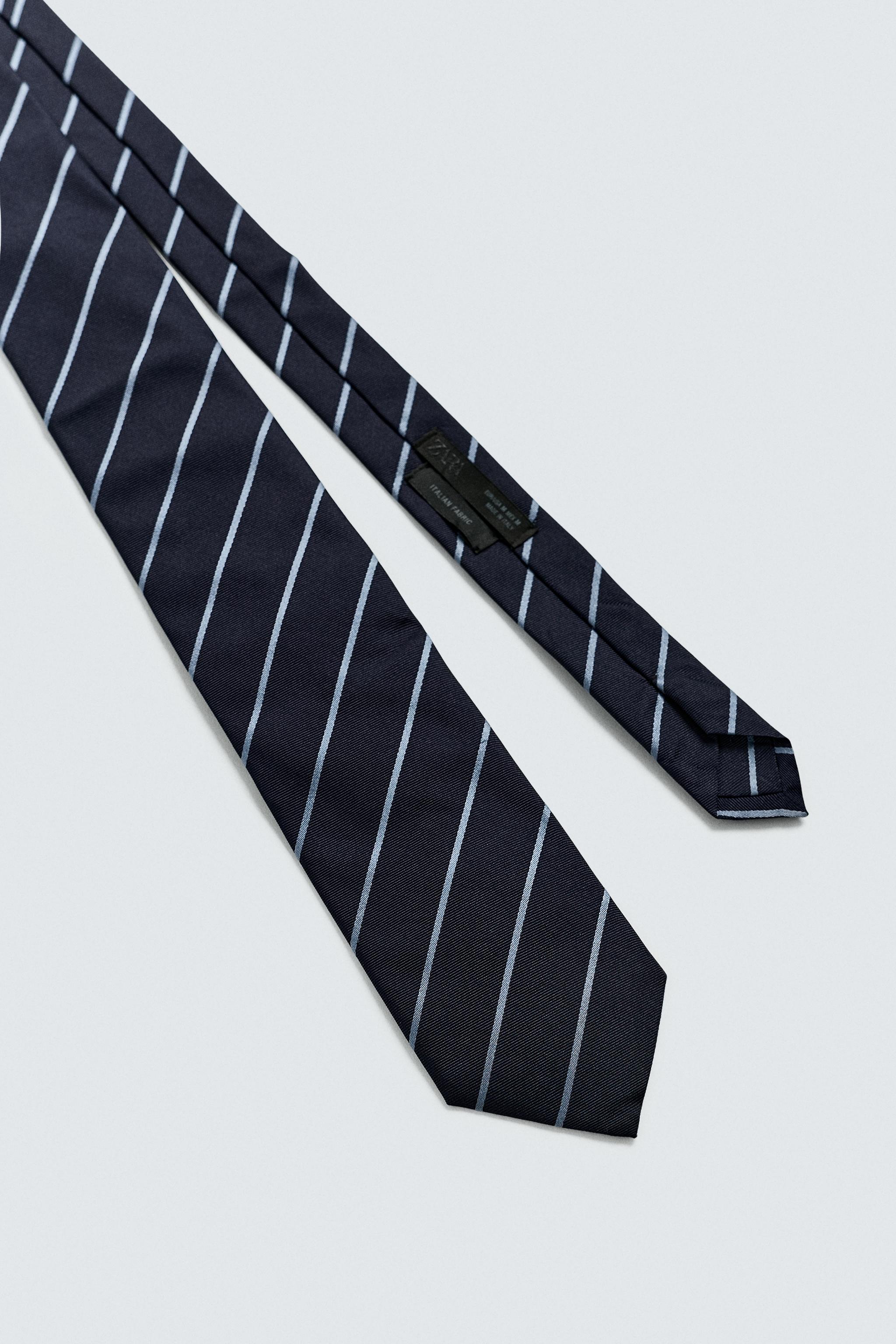 100% SILK STRIPED TIE