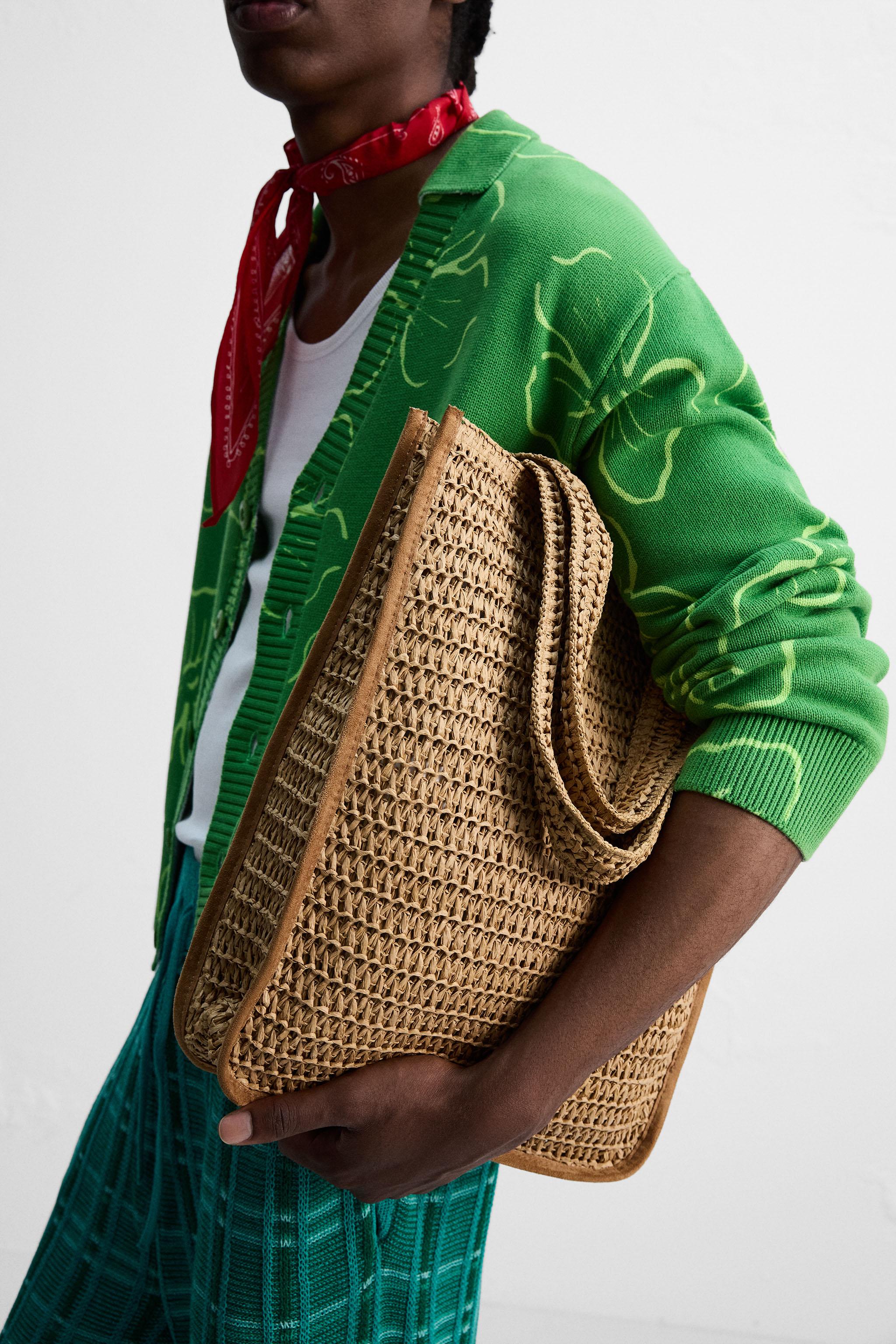 WOVEN SHOPPER BAG