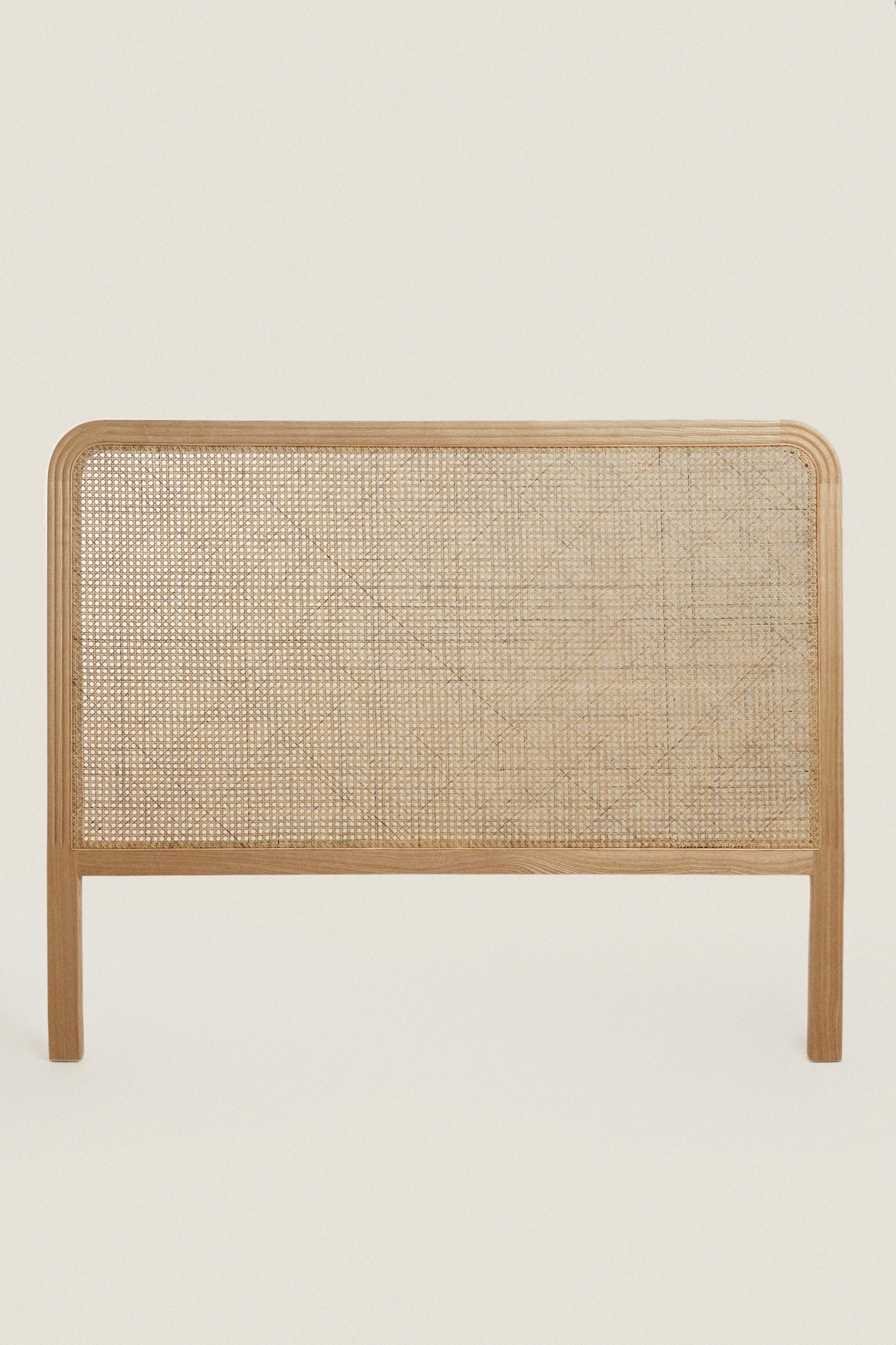 ASH AND RATTAN HEADBOARD