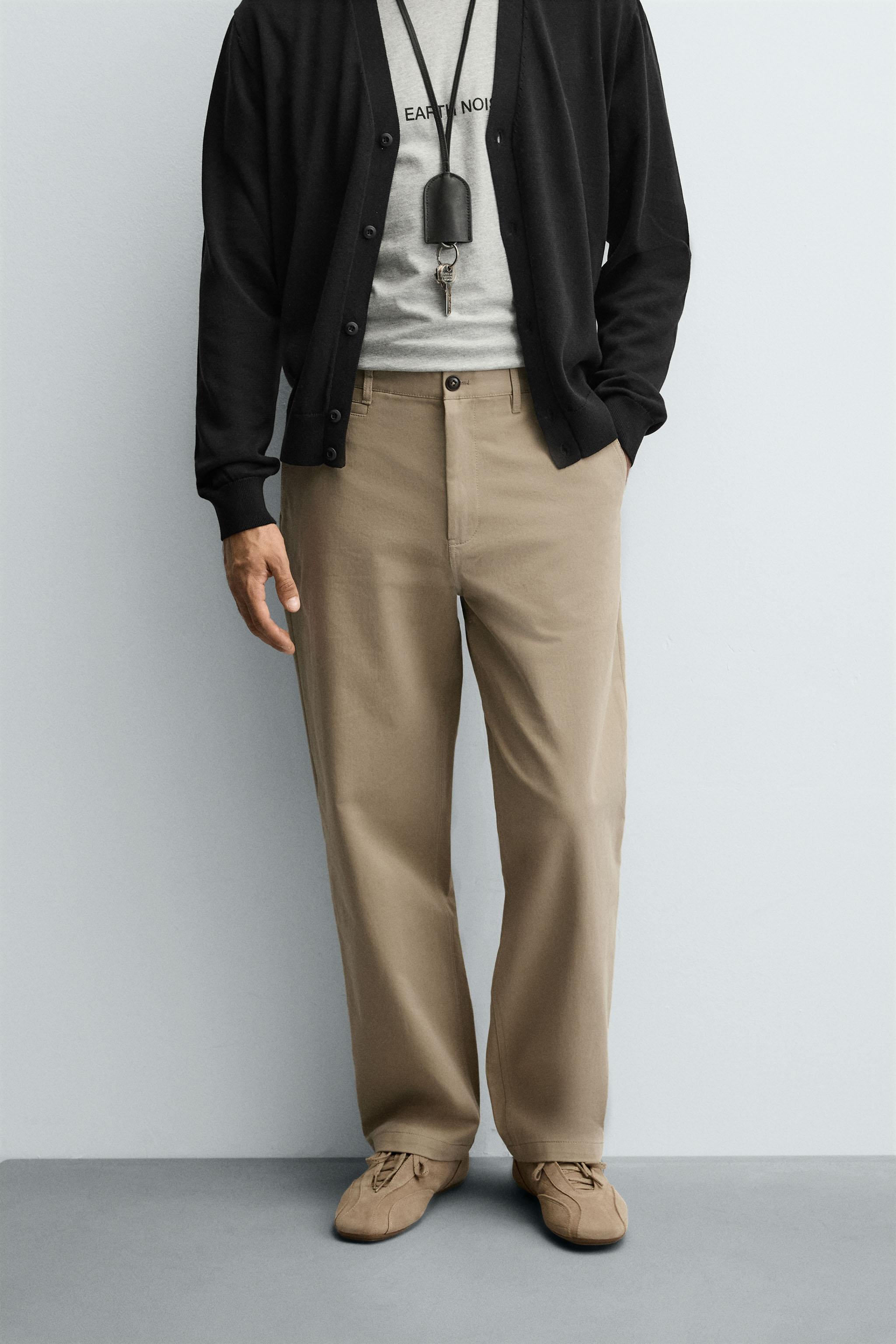 STRAIGHT FIT CHINO PANTS