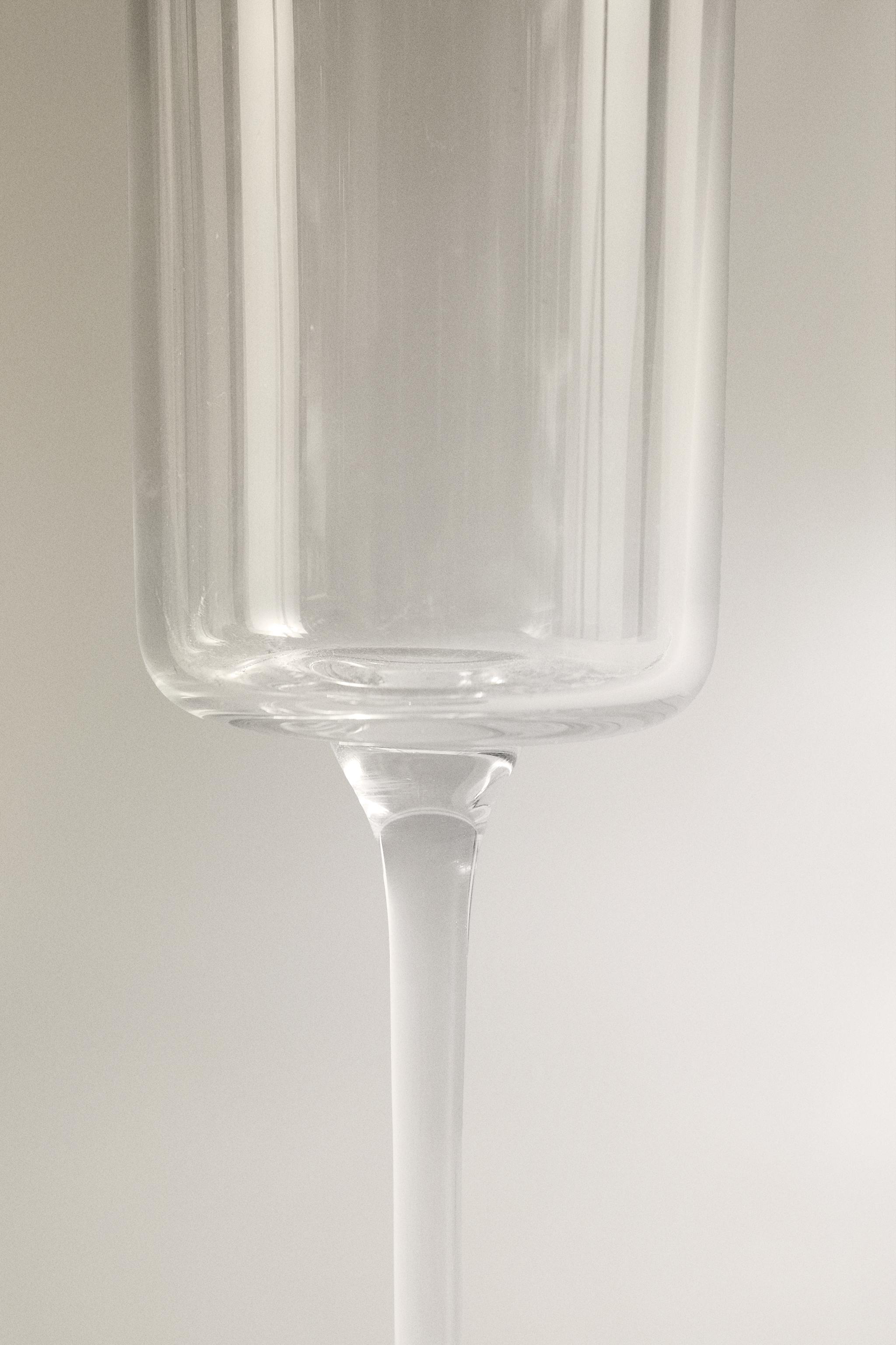 STRAIGHT CRYSTALLINE FLUTE GLASS