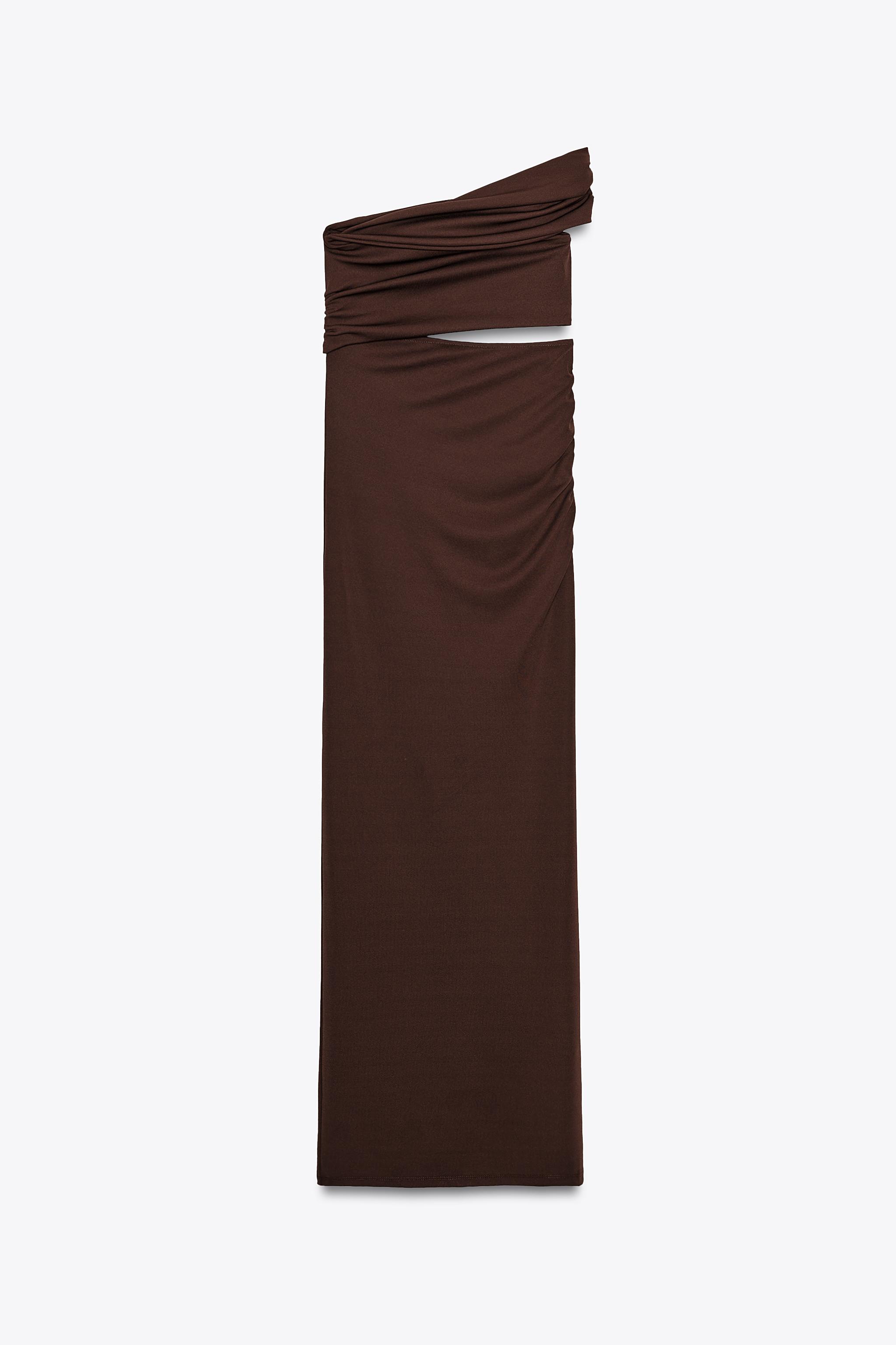 ASYMMETRIC CUT OUT MAXI DRESS