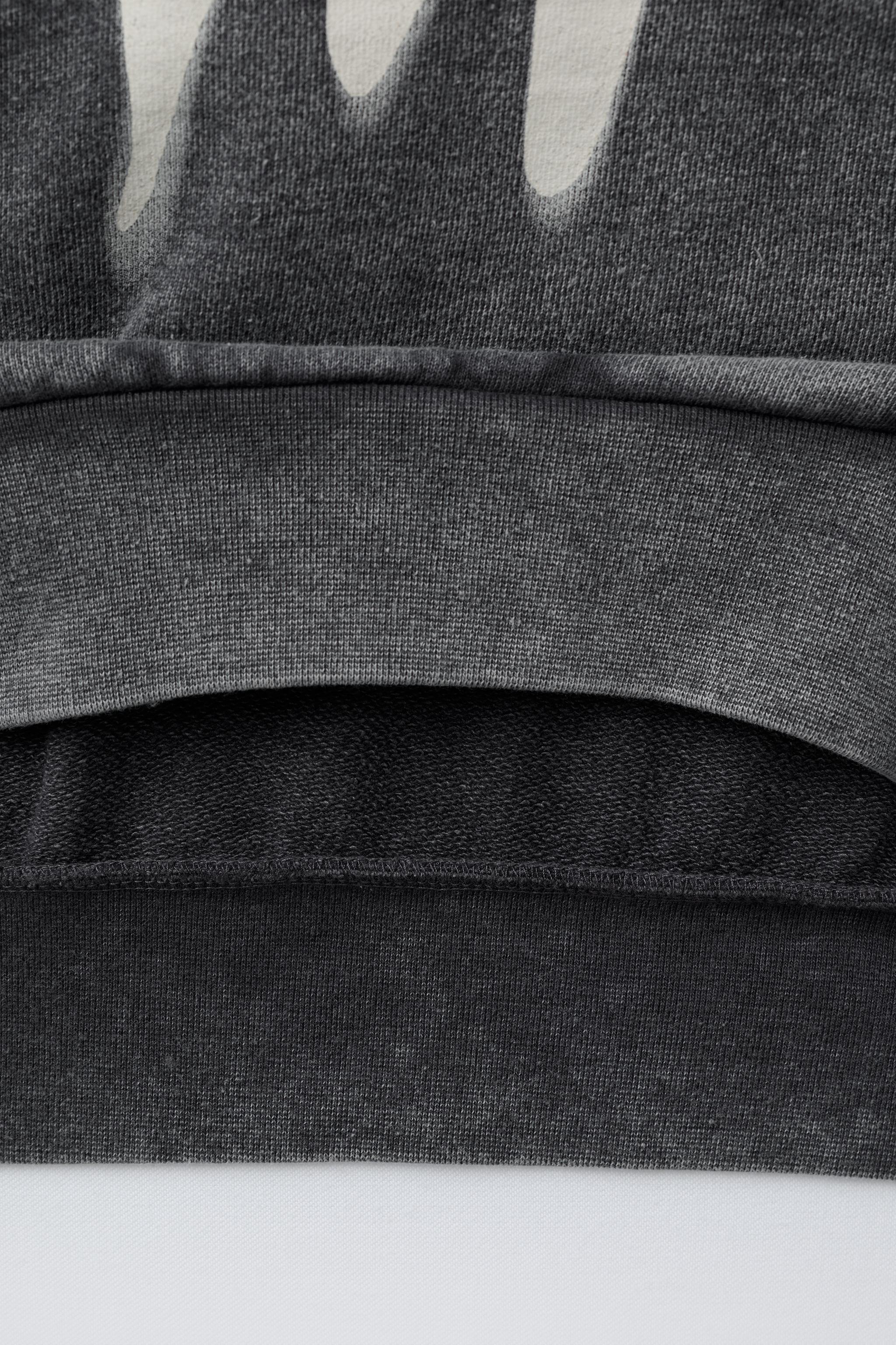 DOUBLE SLEEVE PRINT SWEATSHIRT