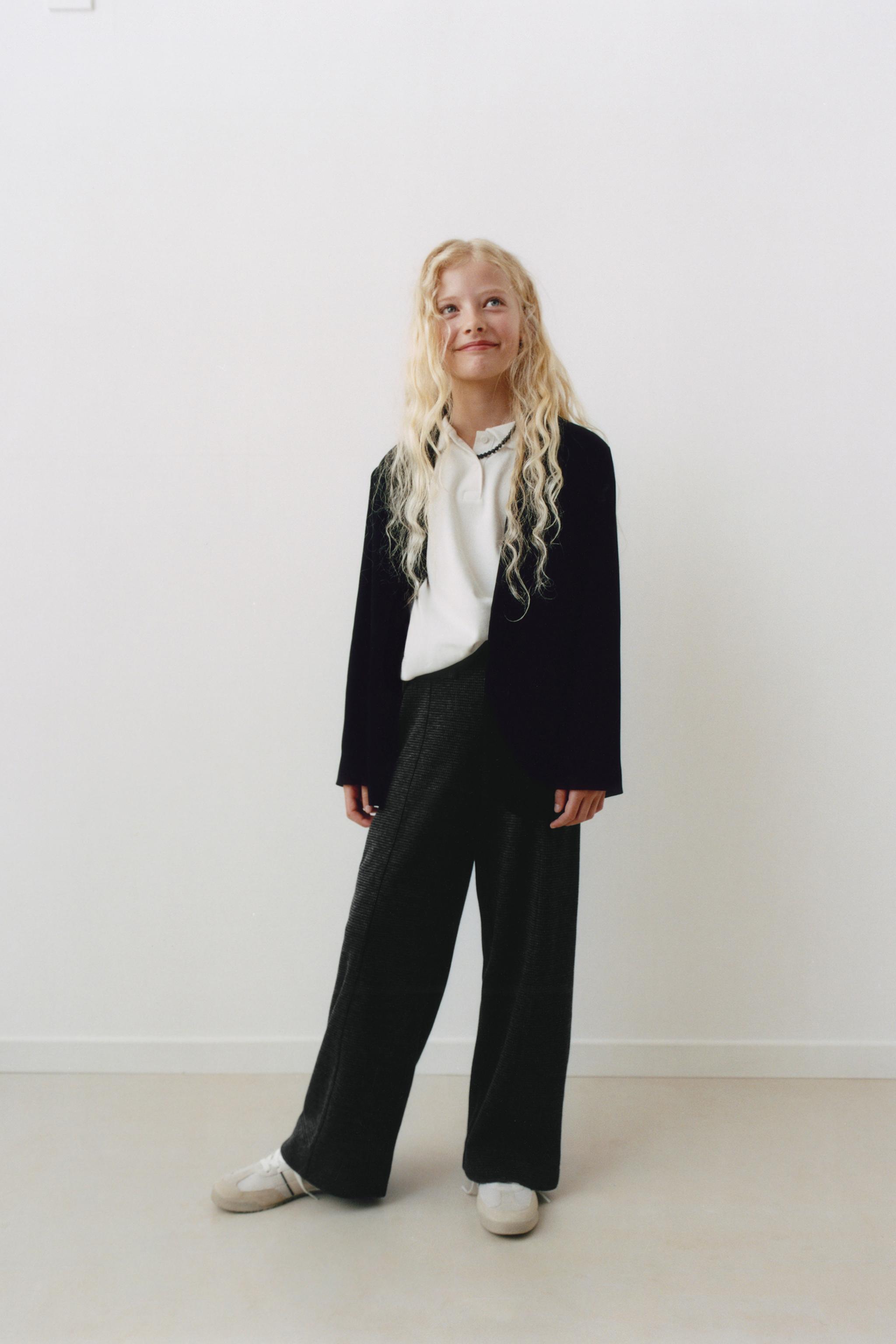 HOUNDSTOOTH STRAIGHT LEG PANTS