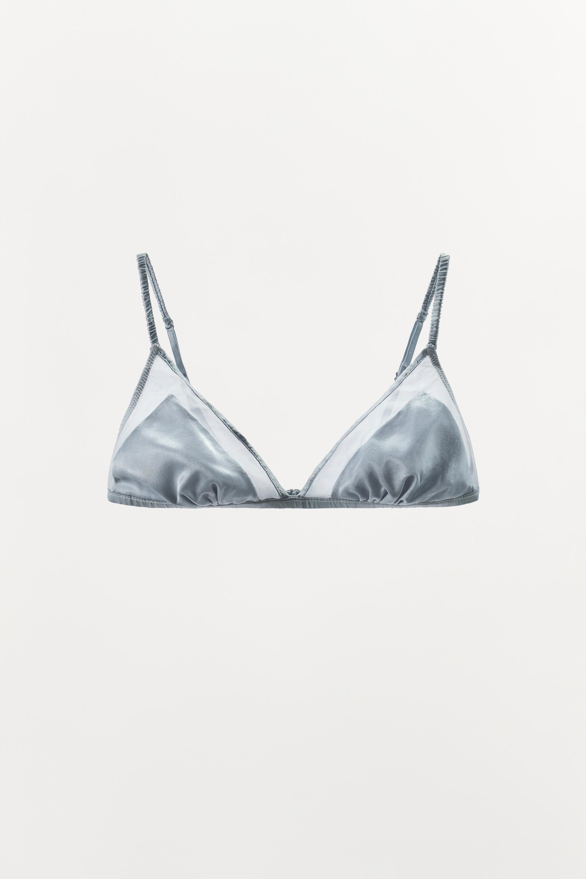 SILK TRIANGLE BRALETTE