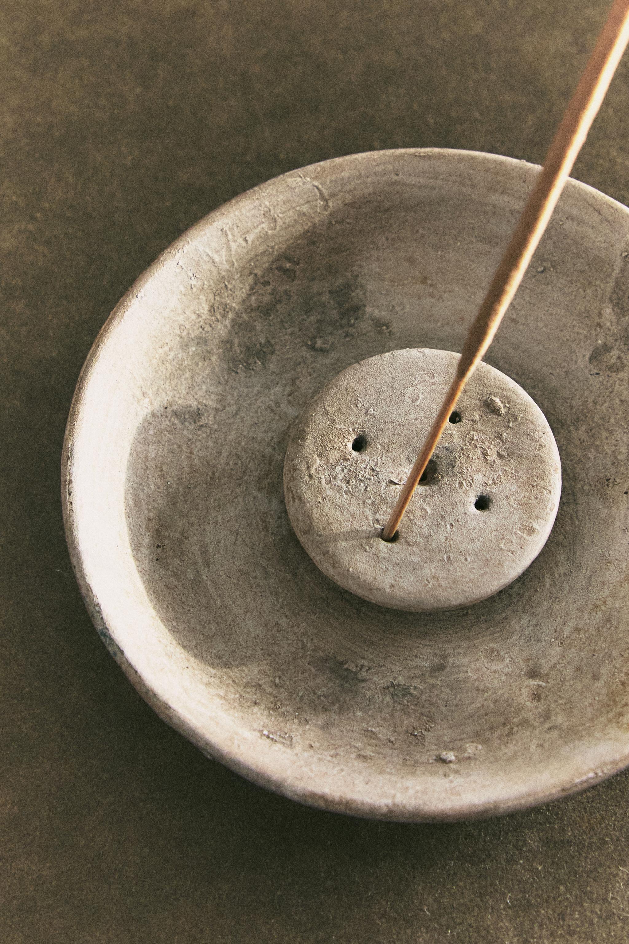 CERAMIC INCENSE BURNER DISH