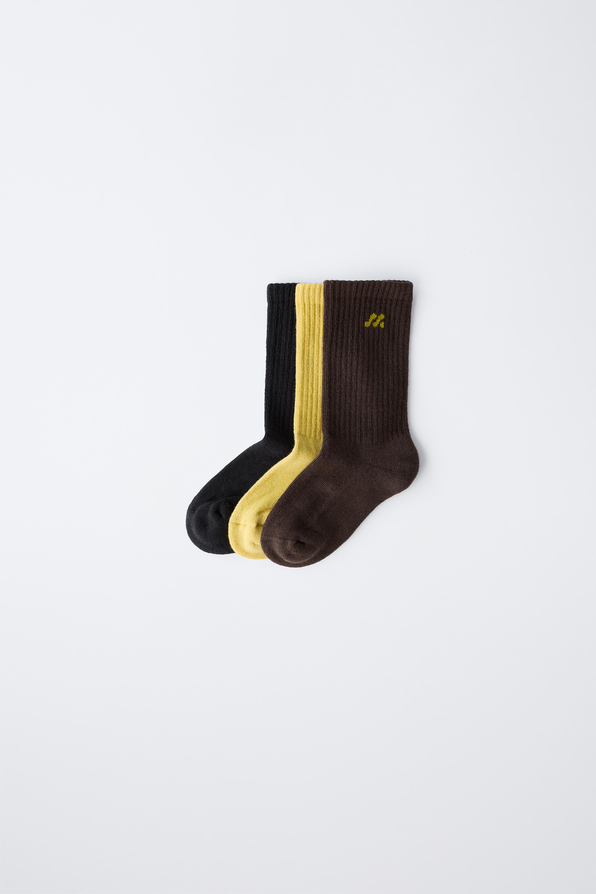 THREE-PACK OF LOGO SOCKS