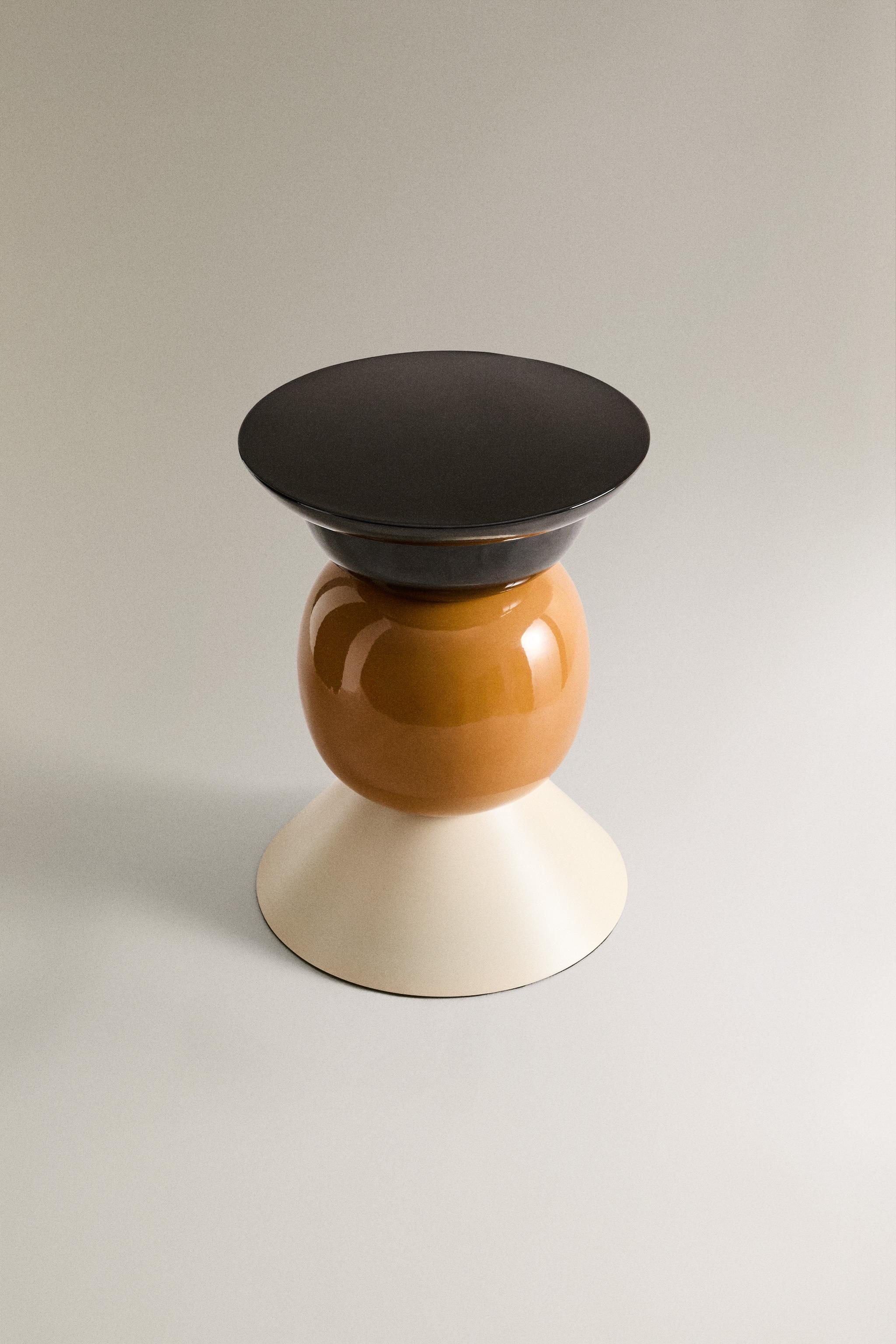 SHINY MATTE SIDE TABLE X COLLAGERIE