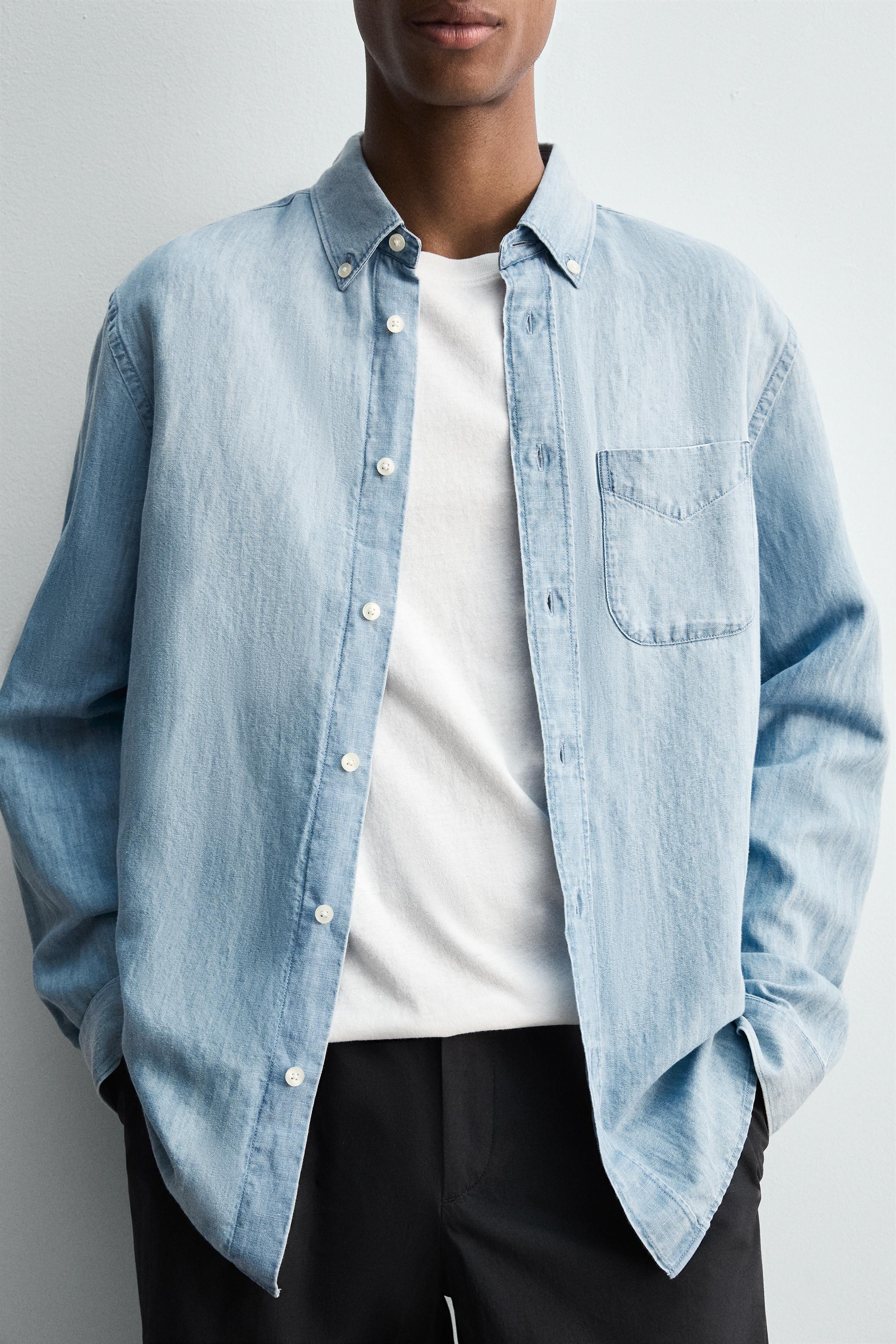 REGULAR FIT DENIM SHIRT