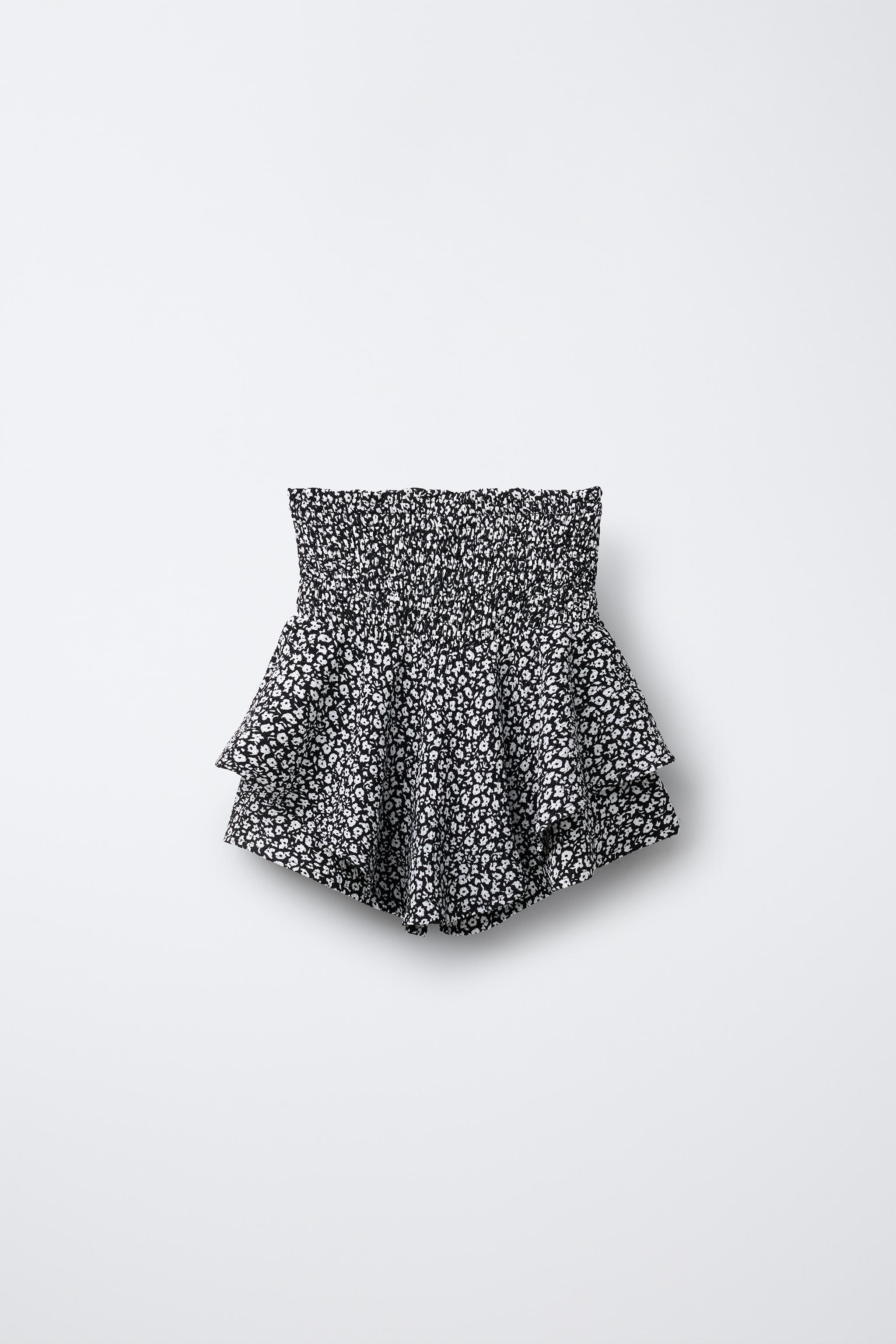 FLORAL LAYERED SKORT