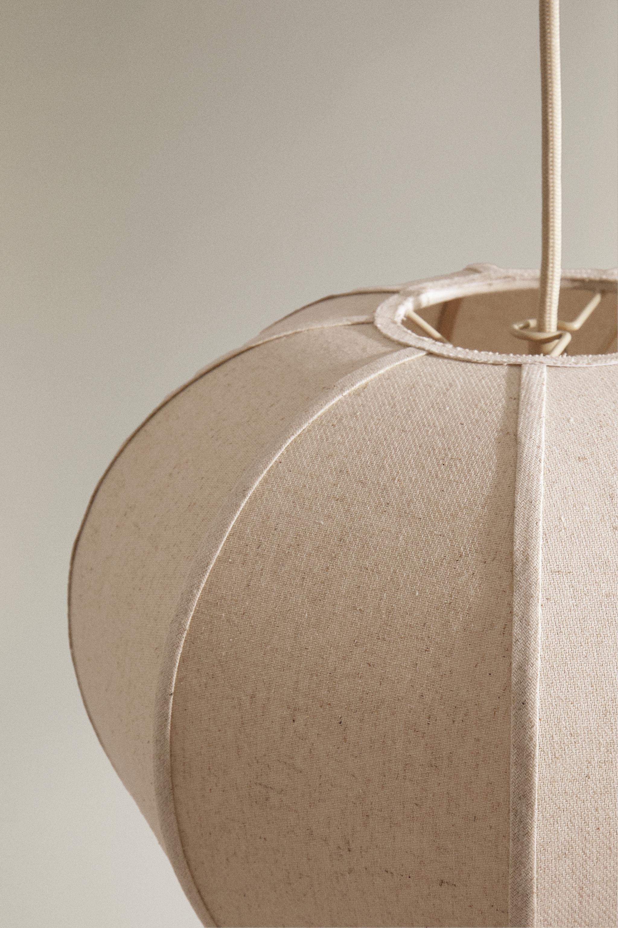 SMALL LINEN PENDANT LAMP