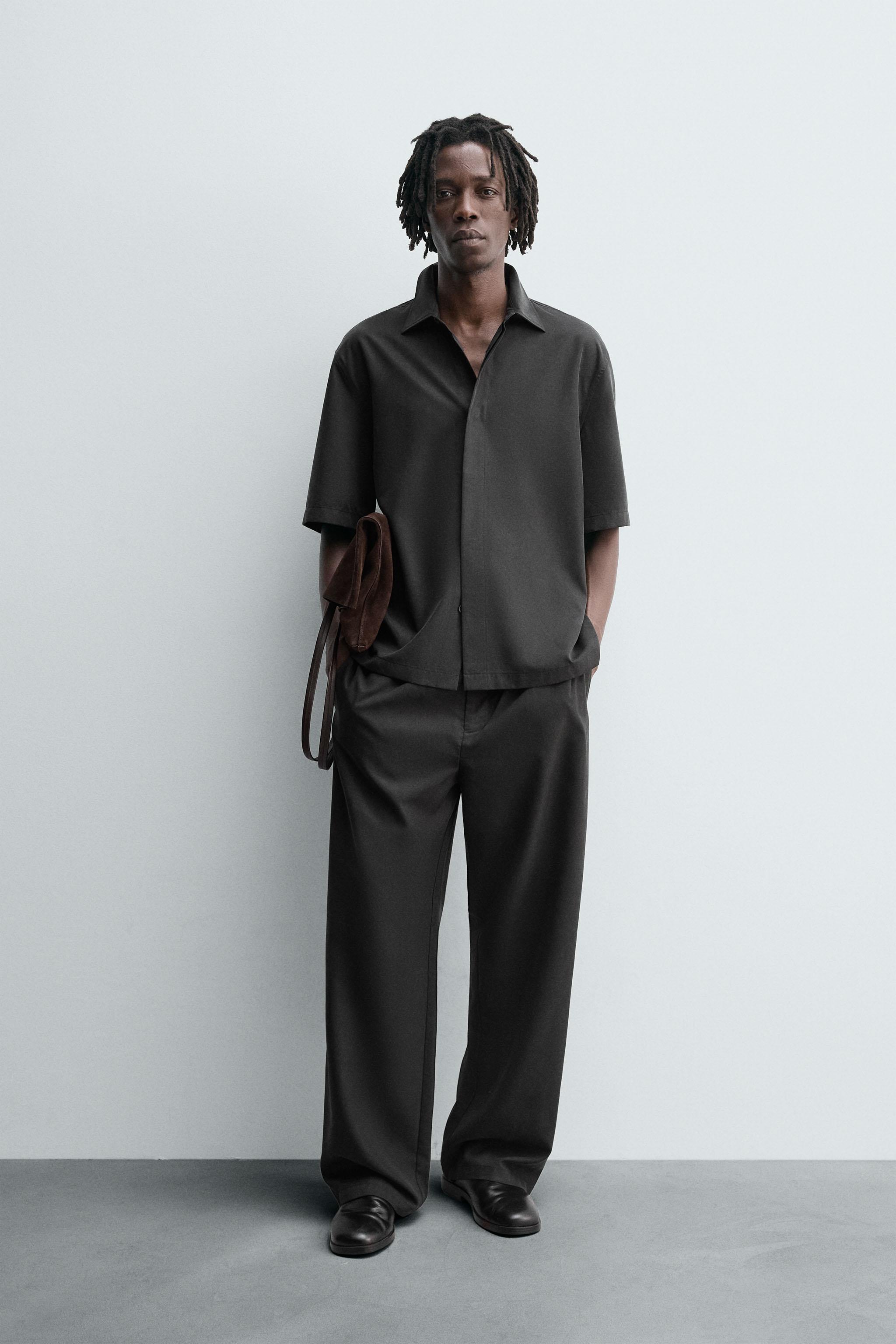 RELAXED FIT FLOWY SHIRT