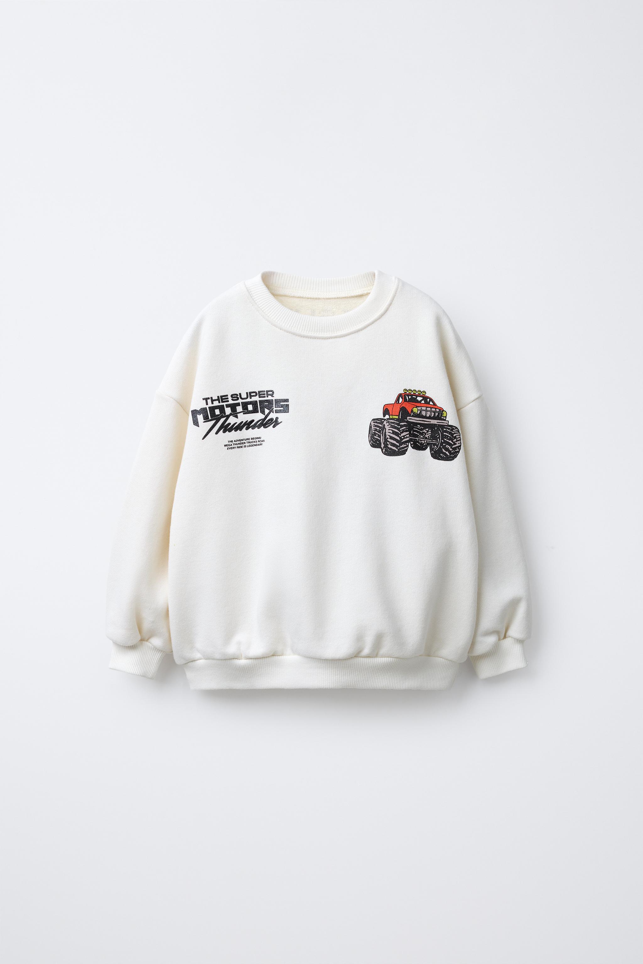 CAR PRINT SWEATSHIRT