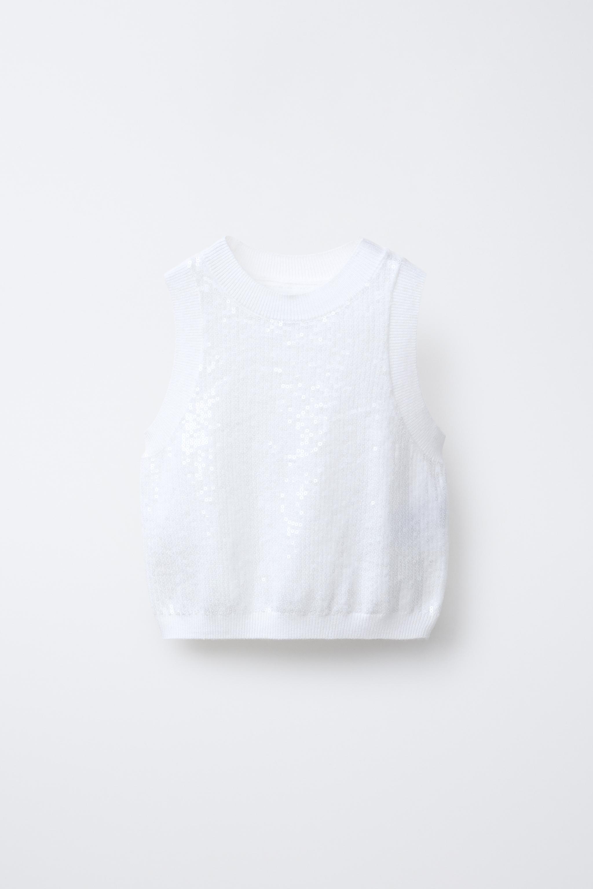 SEQUIN KNIT TOP